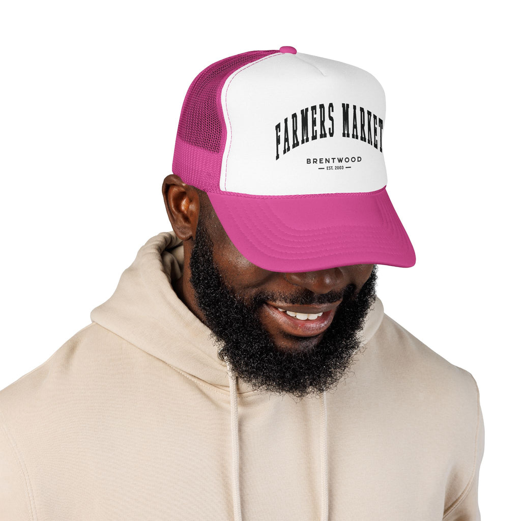 Brentwood Farmers Market Trucker Hat (Small City Text)