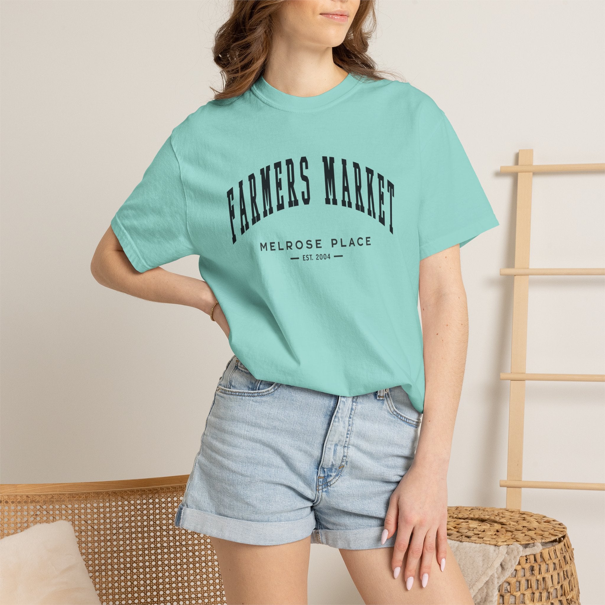 Melrose Place Farmers Market Tee (Small City Text)