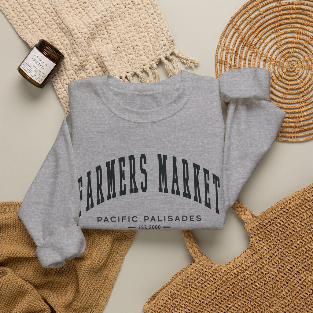 Pacific Palisades Farmers Market Collegiate Sweatshirt (Small City Text)