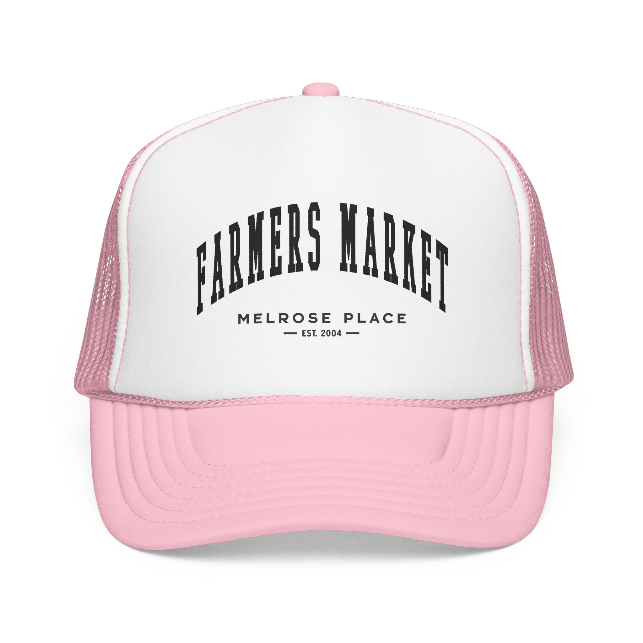 Melrose Place Market Trucker Hat (Small City Text)