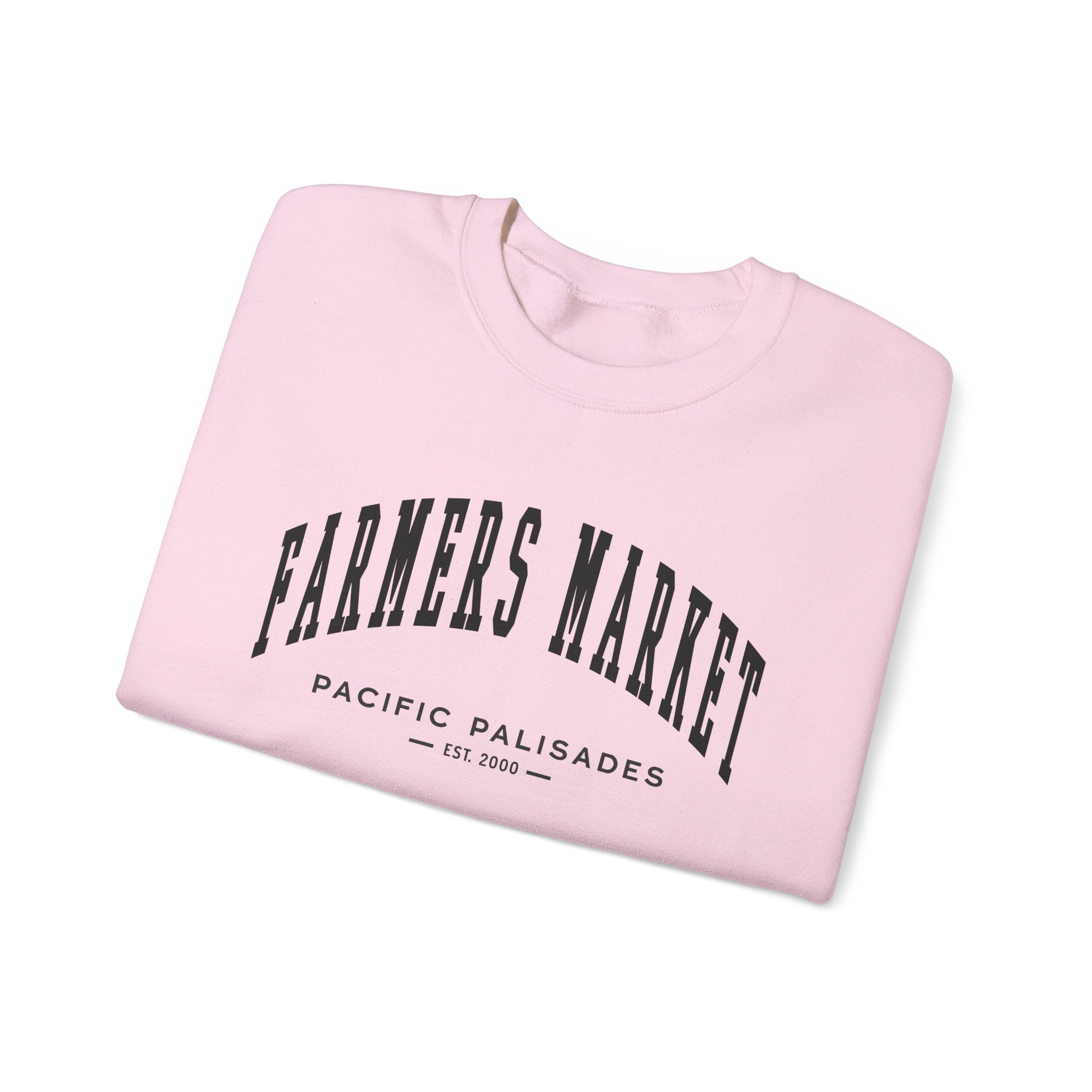 Pacific Palisades Farmers Market Collegiate Sweatshirt (Small City Text)