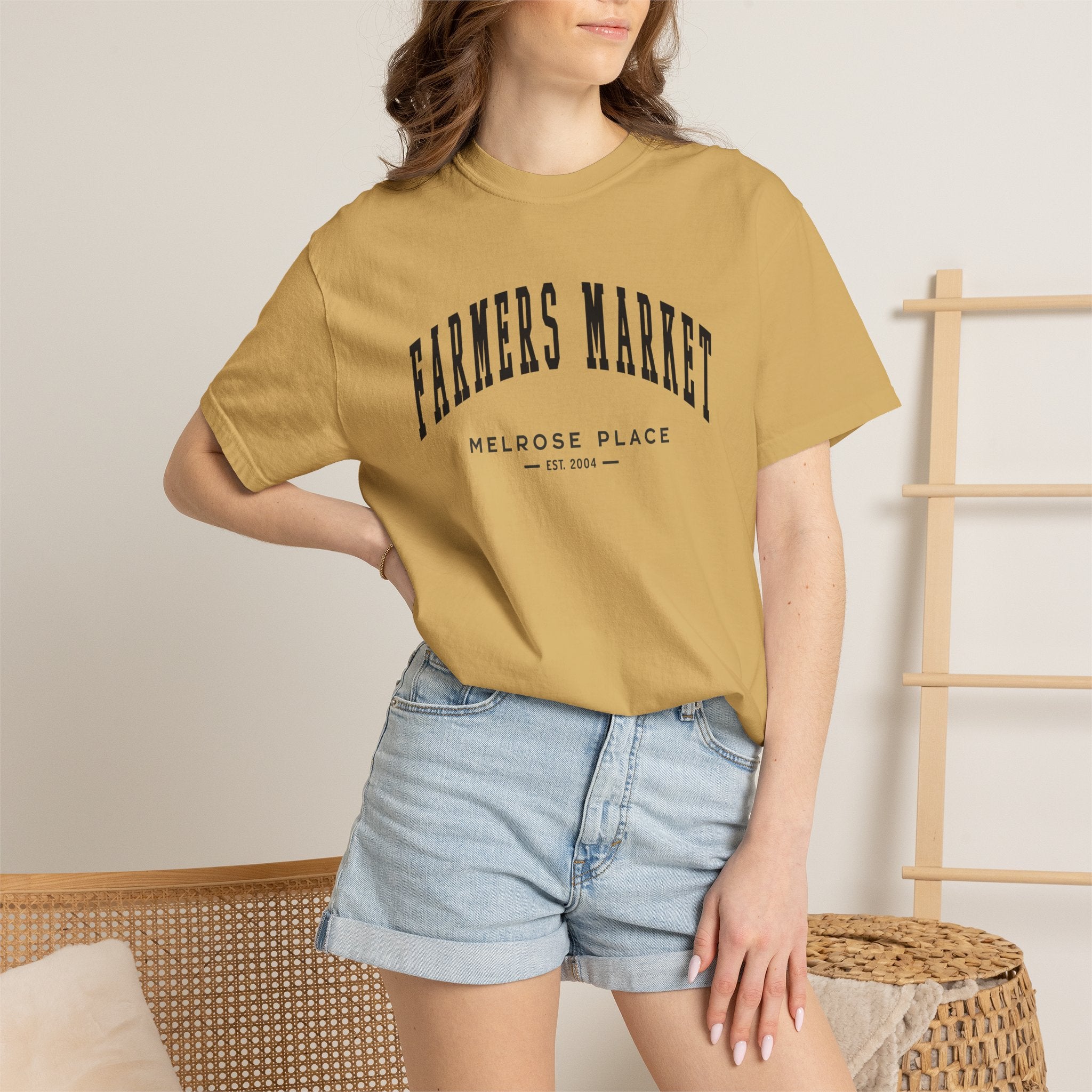 Melrose Place Farmers Market Tee (Small City Text)