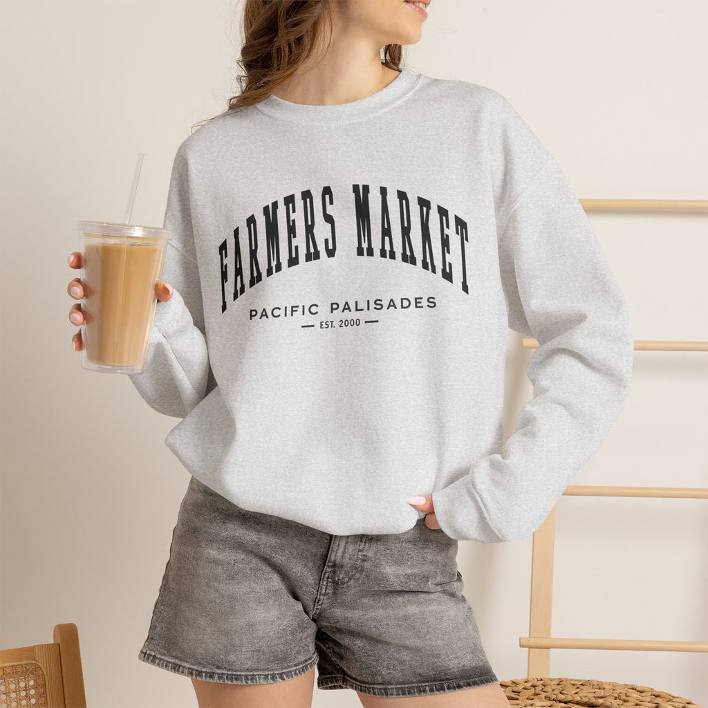 Pacific Palisades Farmers Market Collegiate Sweatshirt (Small City Text)