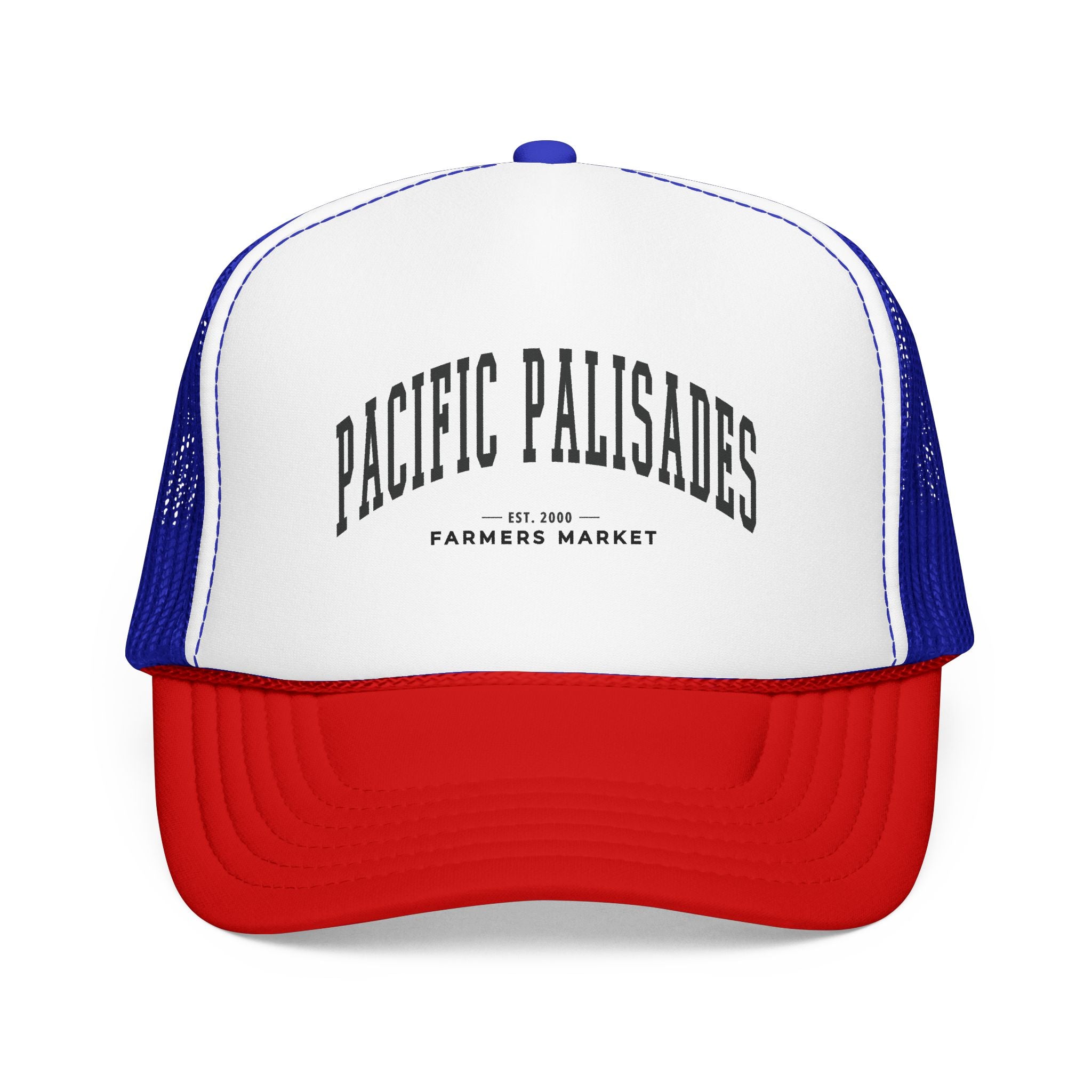 Pacific Palisades Market Trucker Hat (Large City Text)