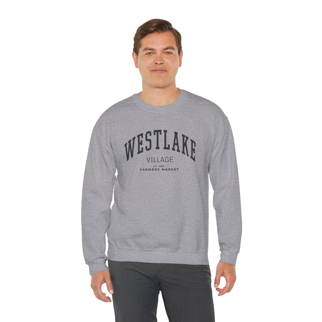Westlake Village Farmers Market Collegiate Crewneck (Large City Text)