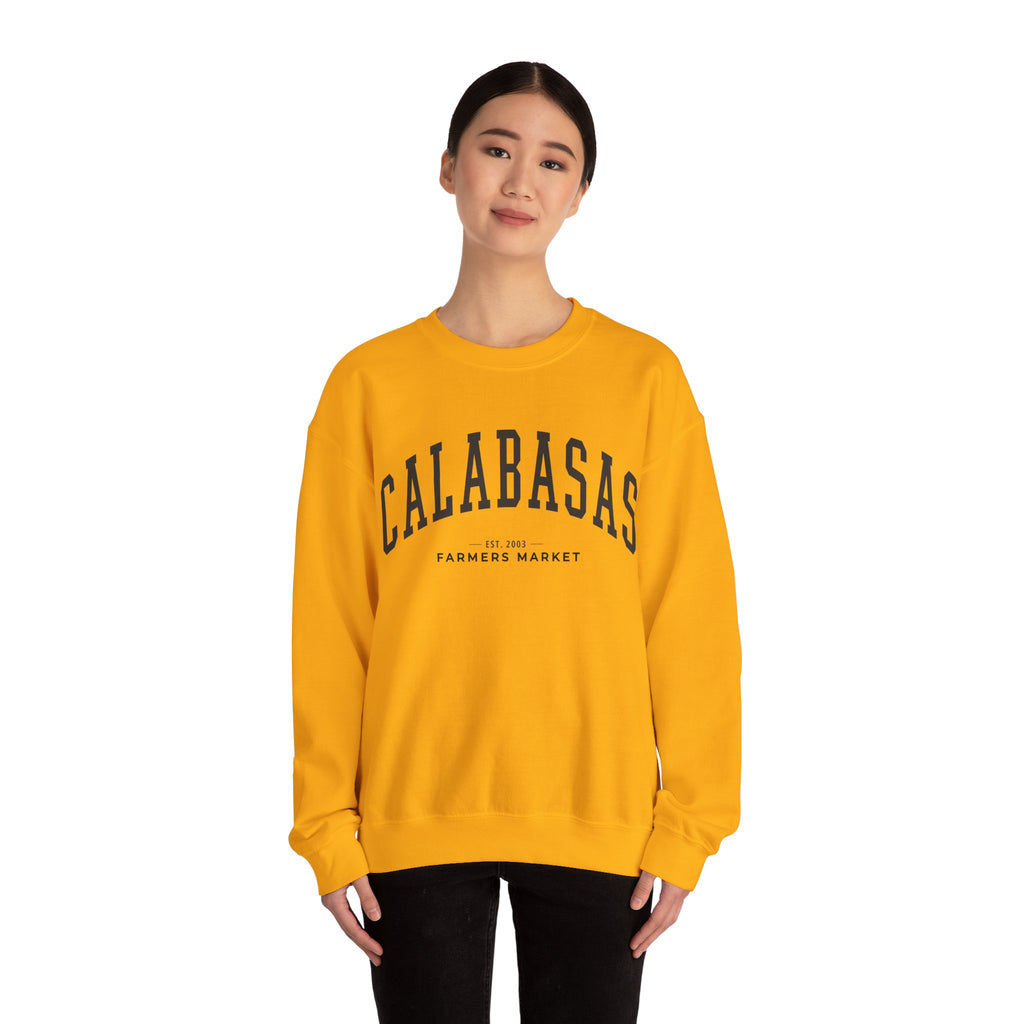 Calabasas Farmers Market Collegiate Crewneck (Large City Text)