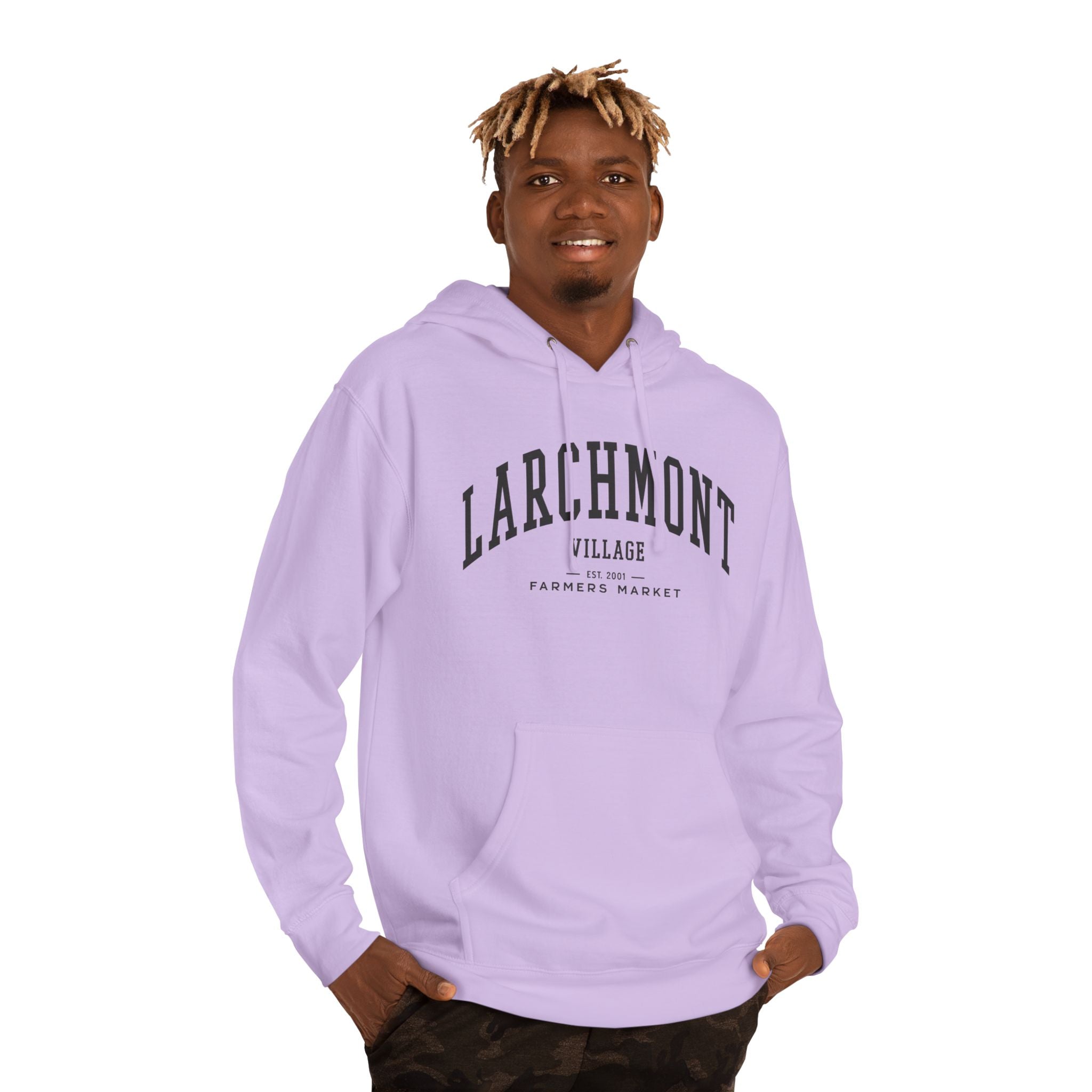 Larchmont Village Farmers Market Hoodie (Large City Text)