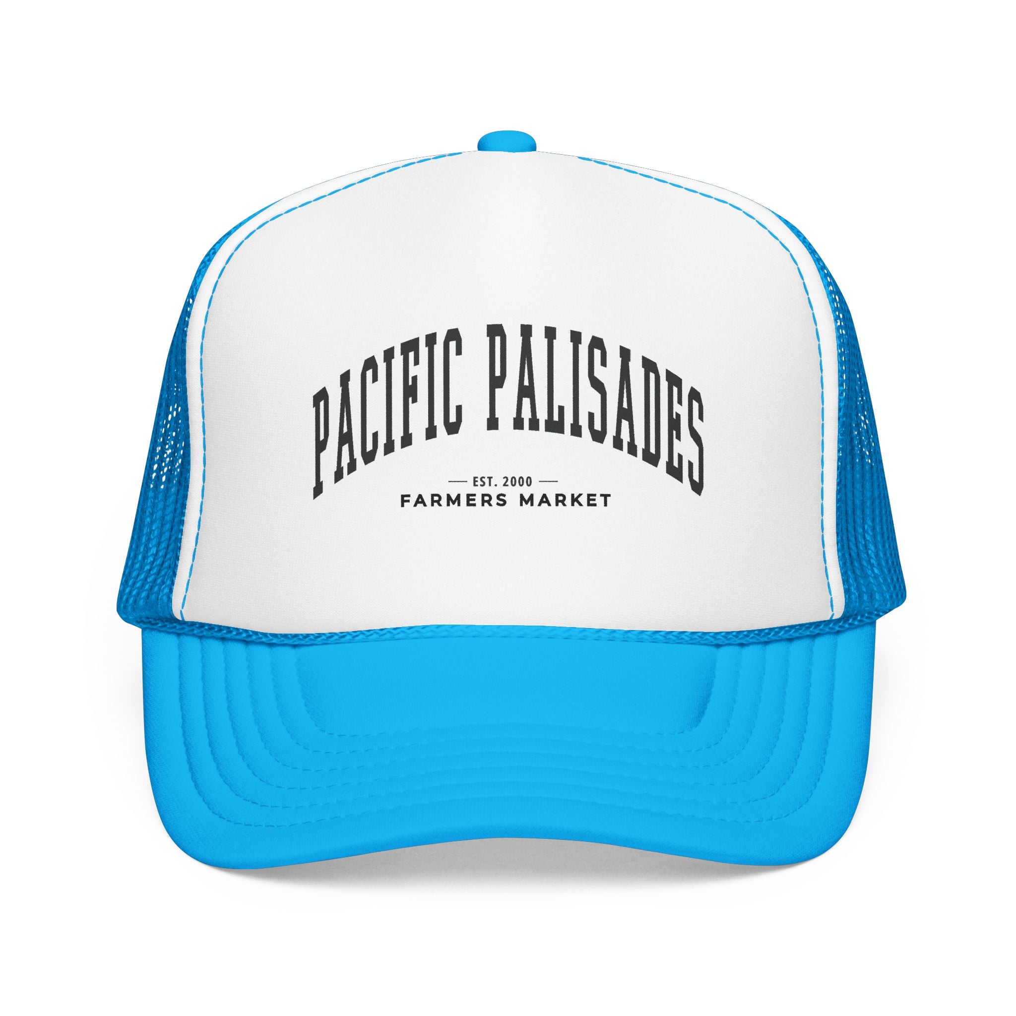 Pacific Palisades Market Trucker Hat (Large City Text)