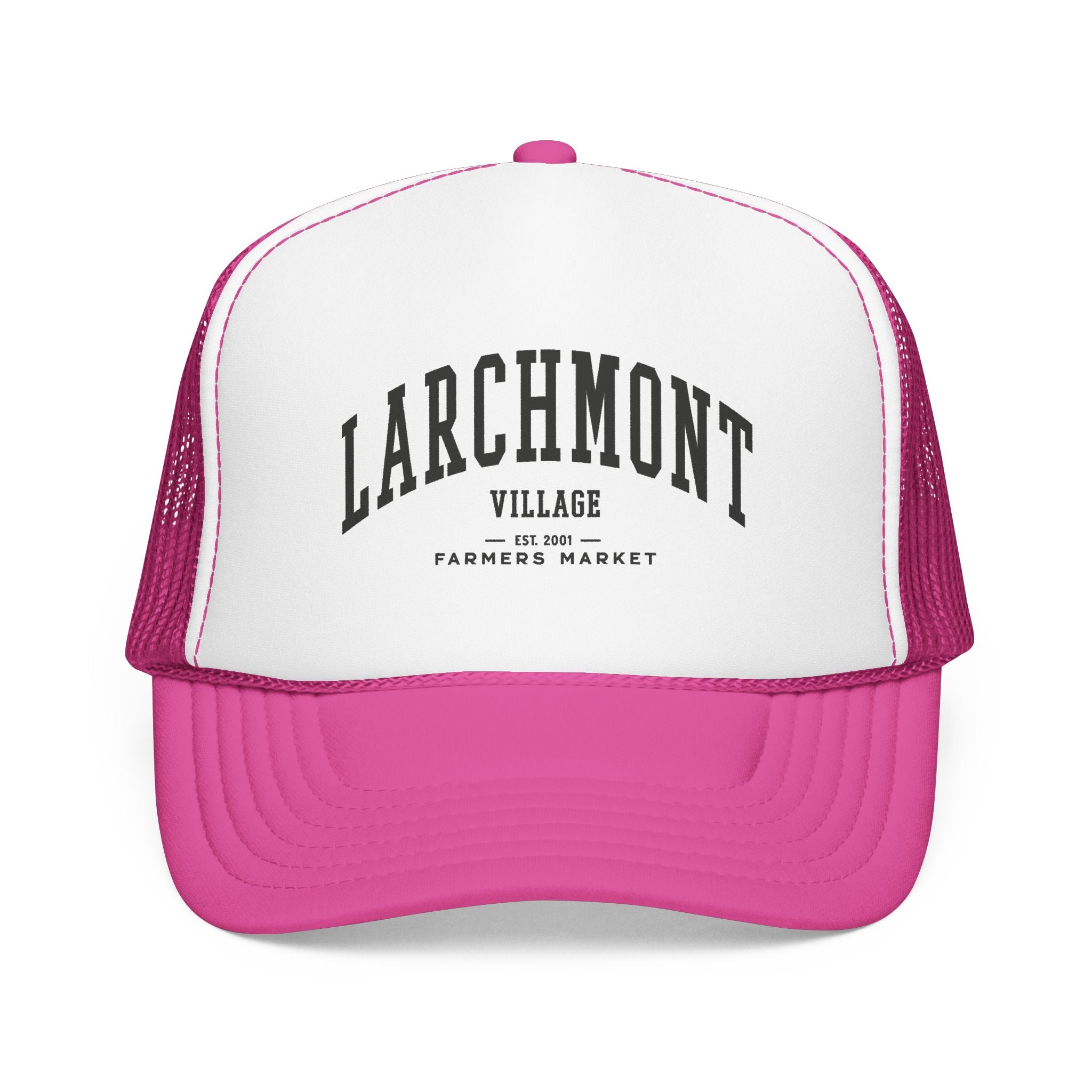 Larchmont Village Market Trucker Hat (Large City Text)