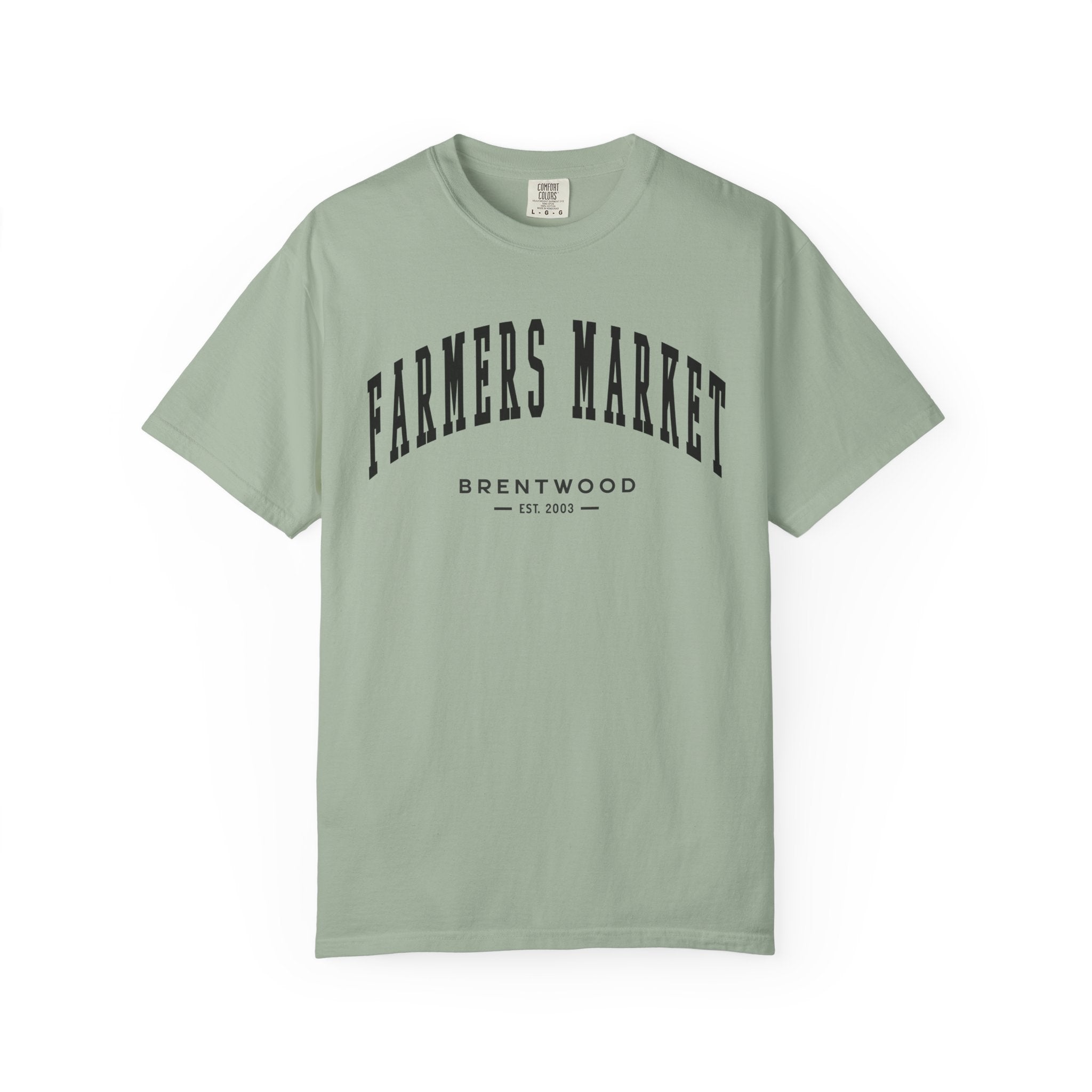 Brentwood Farmers Market Tee (Small City Text)