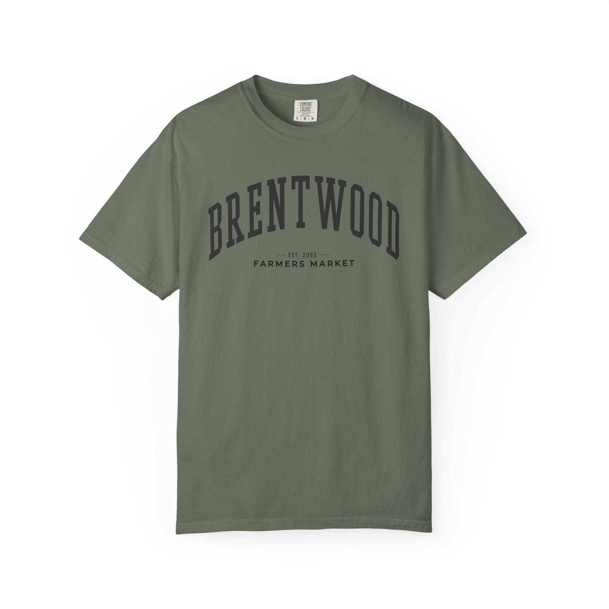 Brentwood Farmers Market Tee (Large City Text)