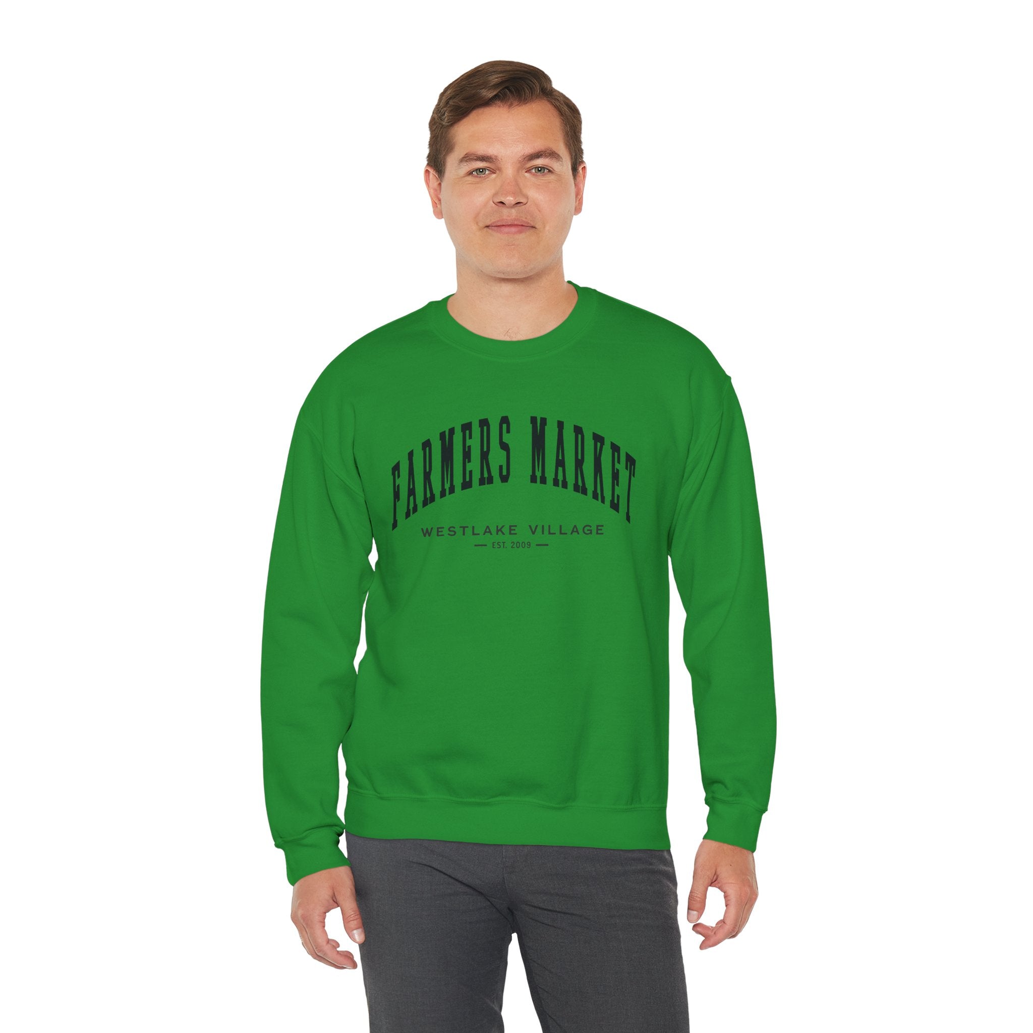 Westlake Village Farmers Market Collegiate Crewneck (Small City Text)