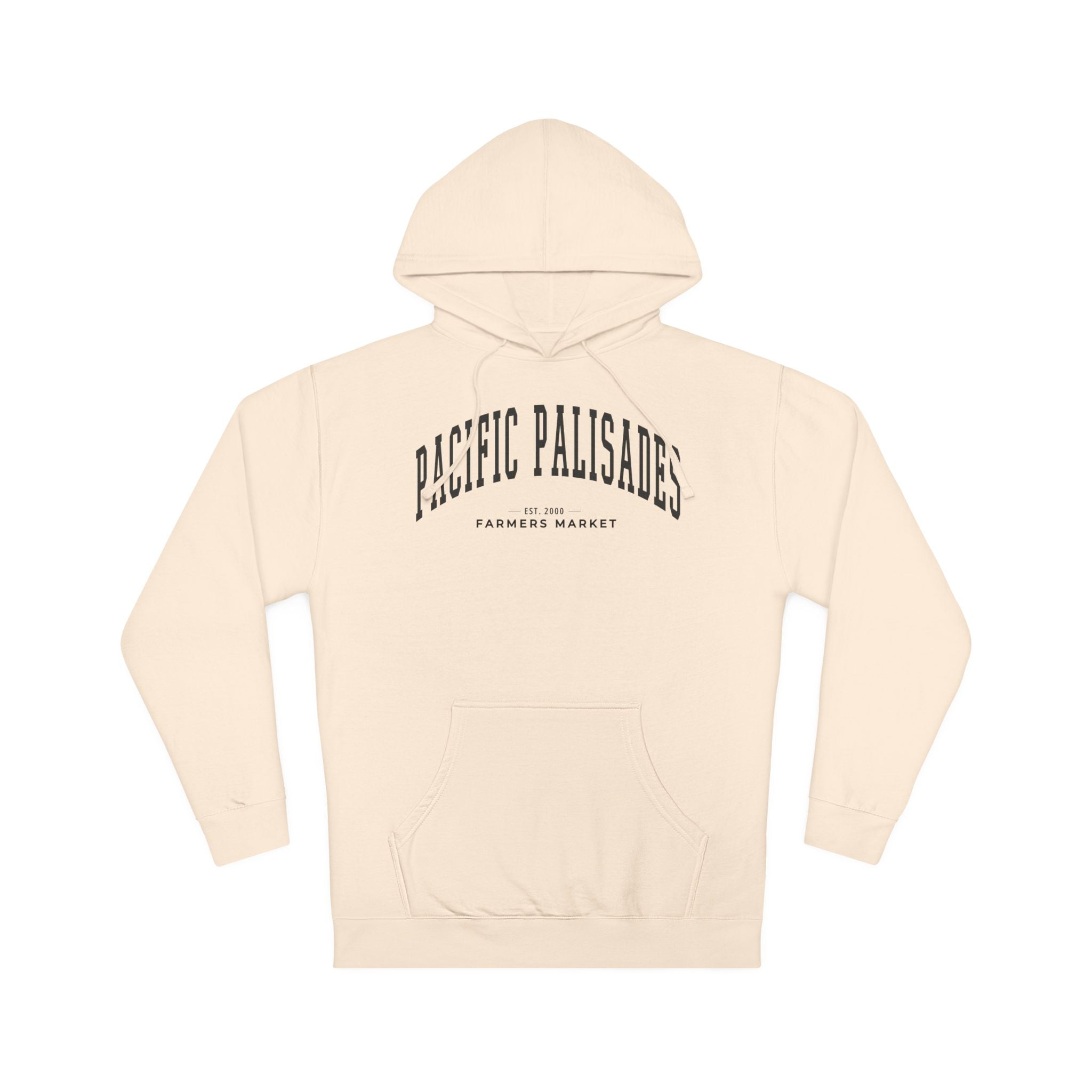 Pacific Palisades Farmers Market Collegiate Hoodie (Large City Text)