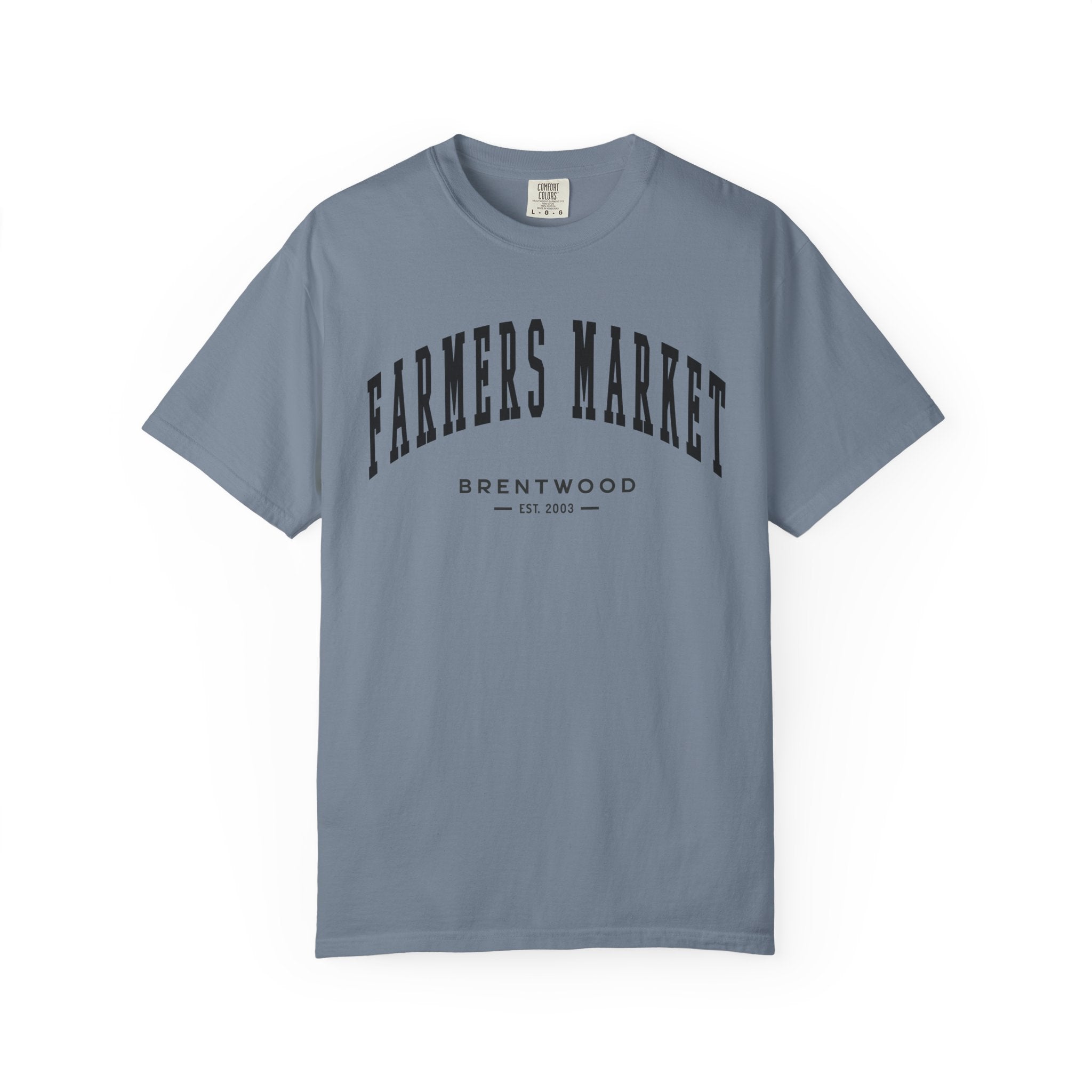 Brentwood Farmers Market Tee (Small City Text)
