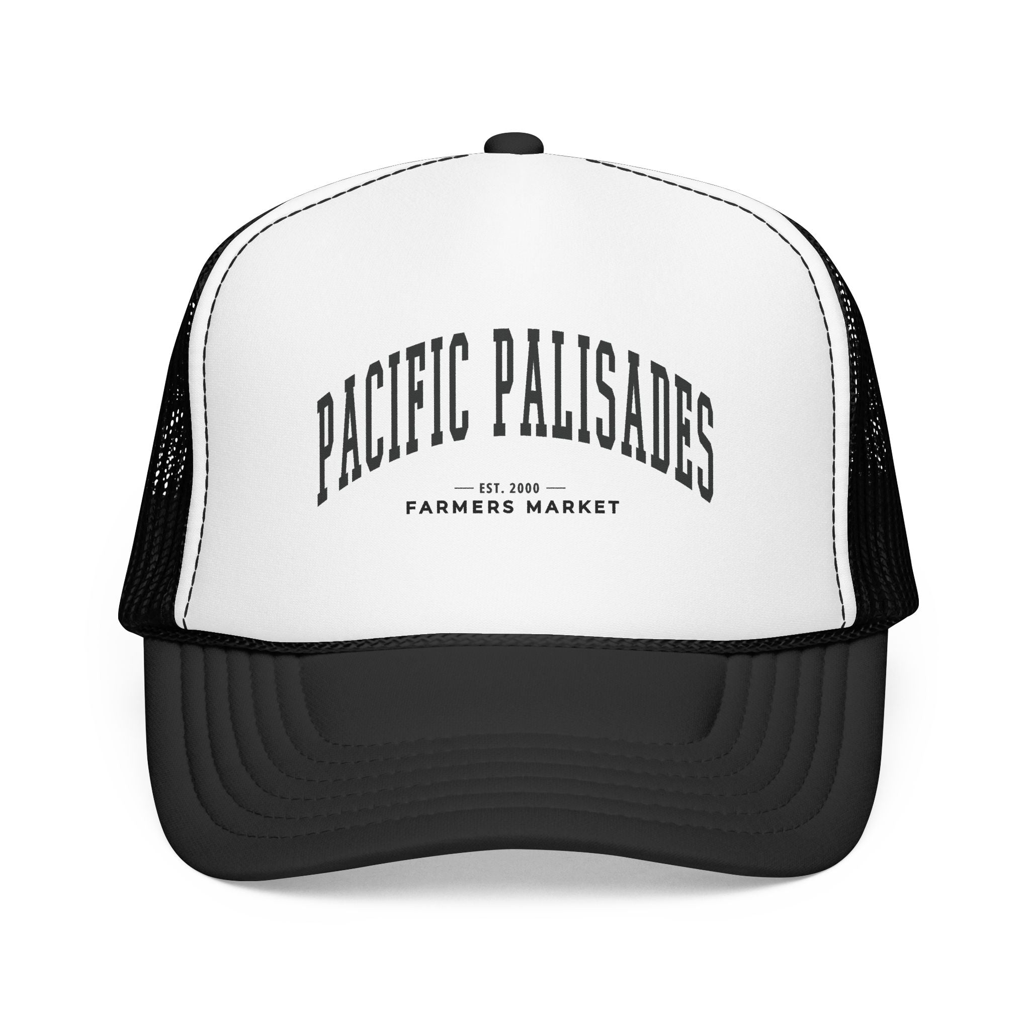Pacific Palisades Market Trucker Hat (Large City Text)