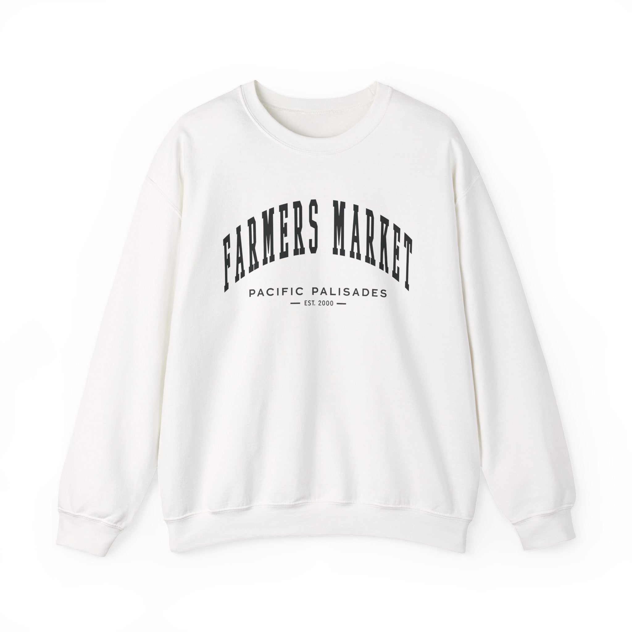 Pacific Palisades Farmers Market Collegiate Sweatshirt (Small City Text)