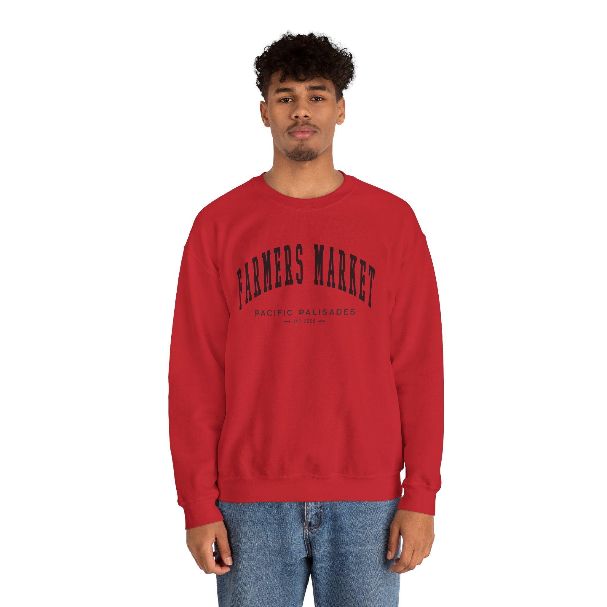 Pacific Palisades Farmers Market Collegiate Sweatshirt (Small City Text)