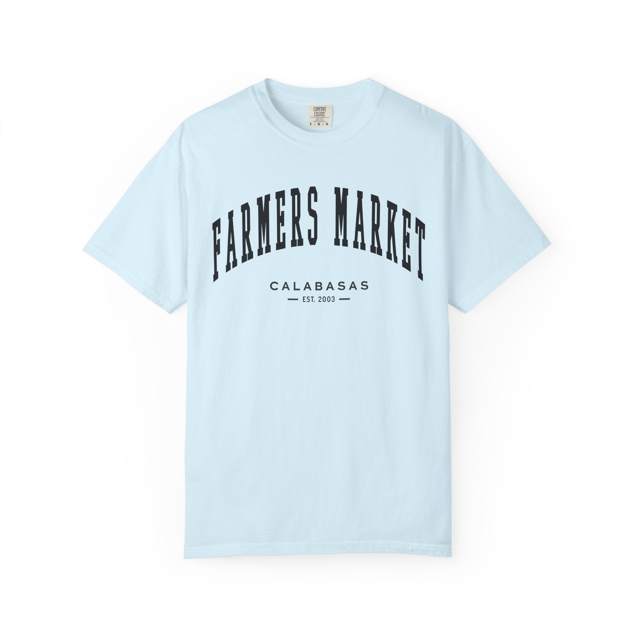 Calabasas Farmers Market Collegiate Tee (Small City Text)