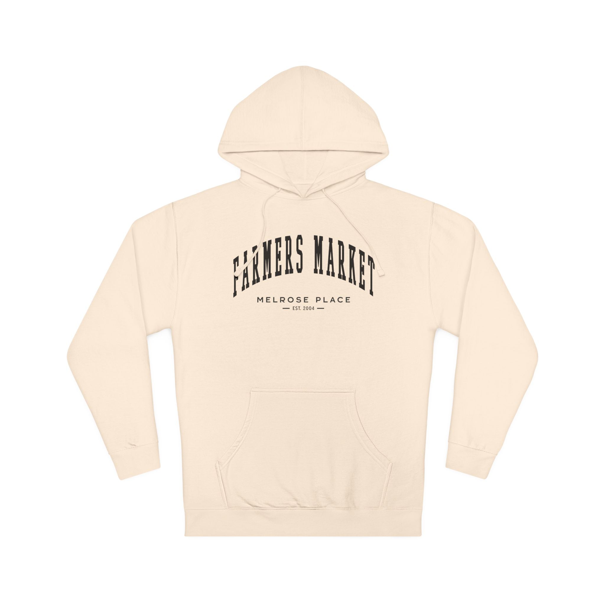 Melrose Place Farmers Market Collegiate Hoodie (Small City Text)
