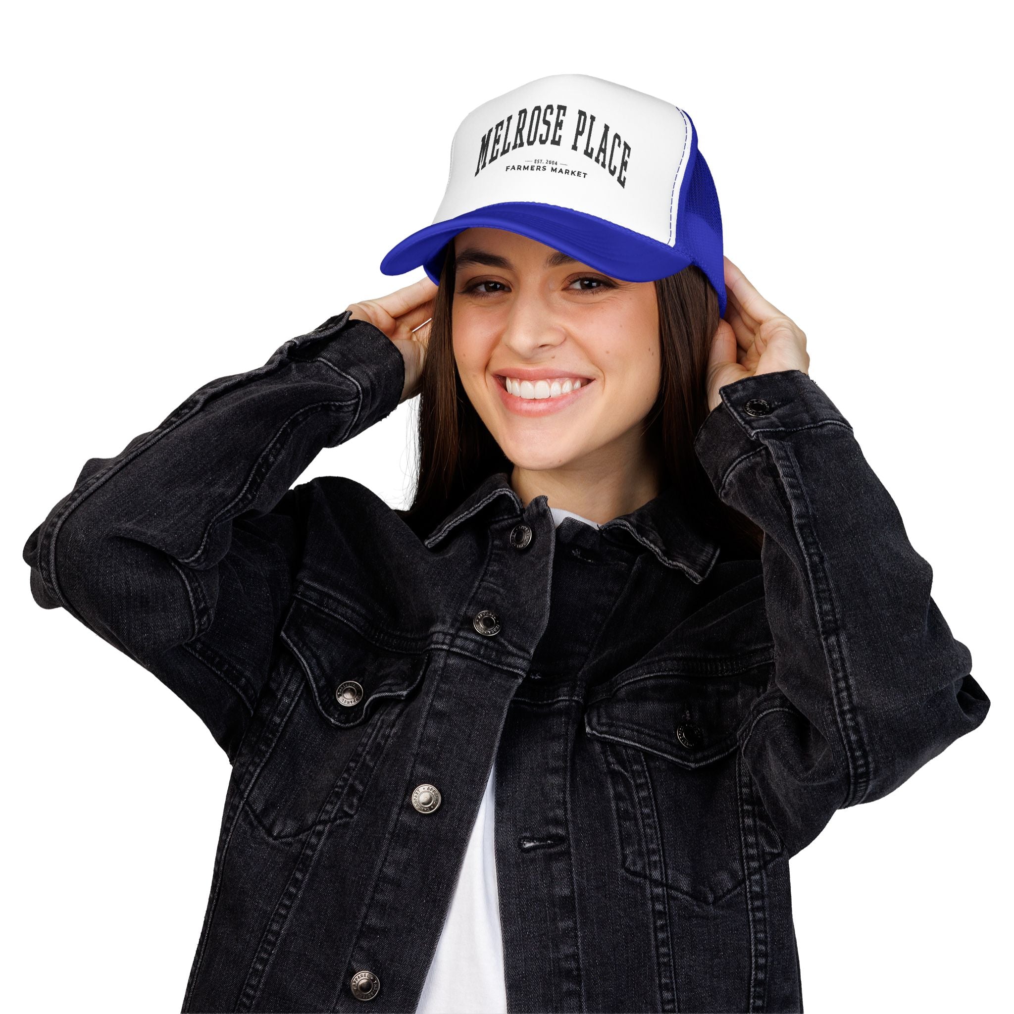 Melrose Place Market Trucker Hat (Large City Text)