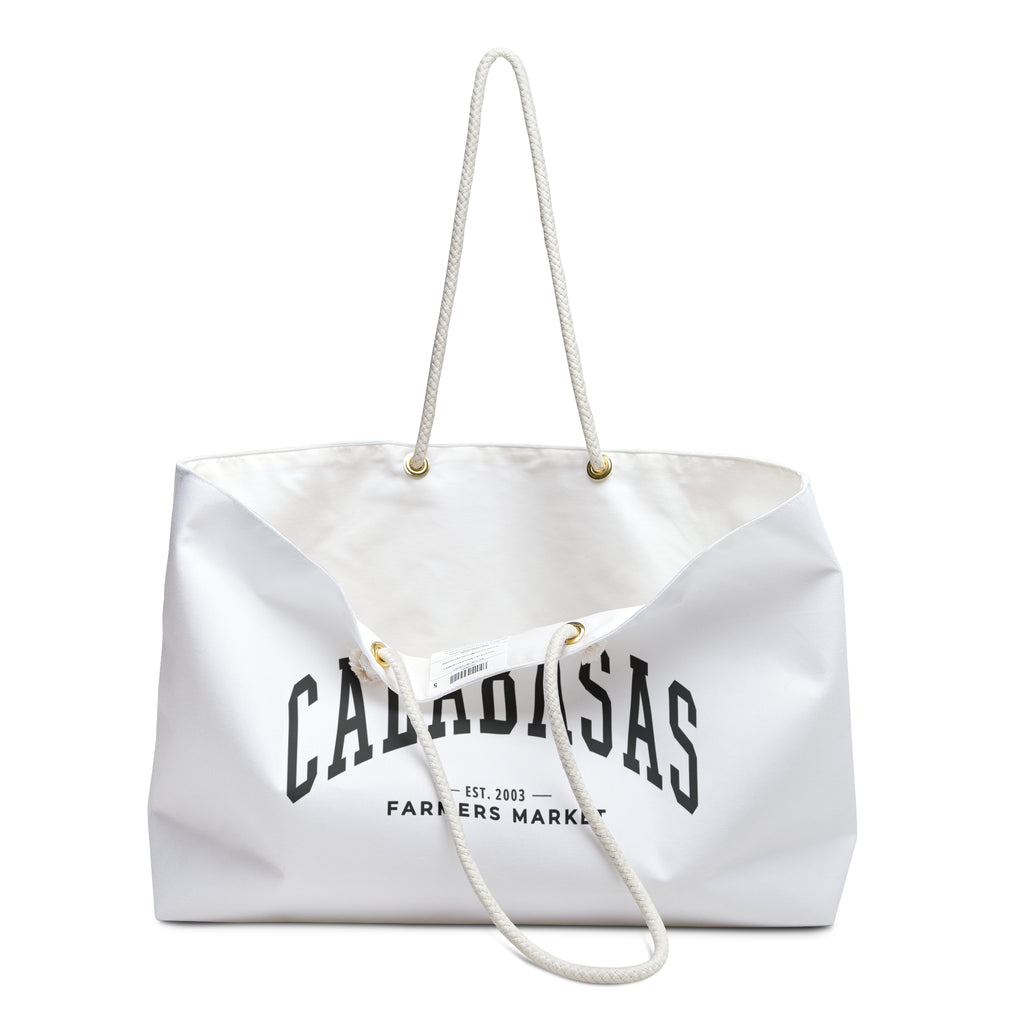 Calabasas Weekender Tote (Large City Text)