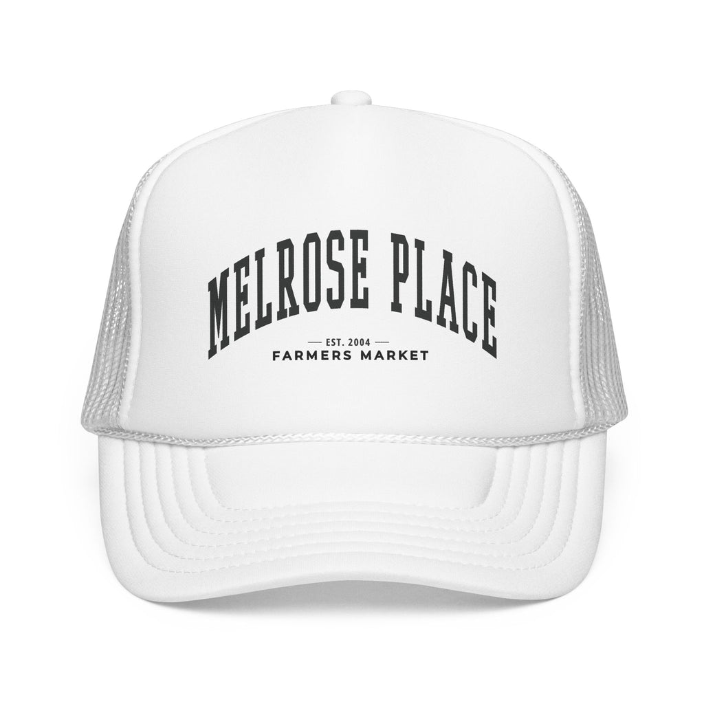 Melrose Place Market Trucker Hat (Large City Text)