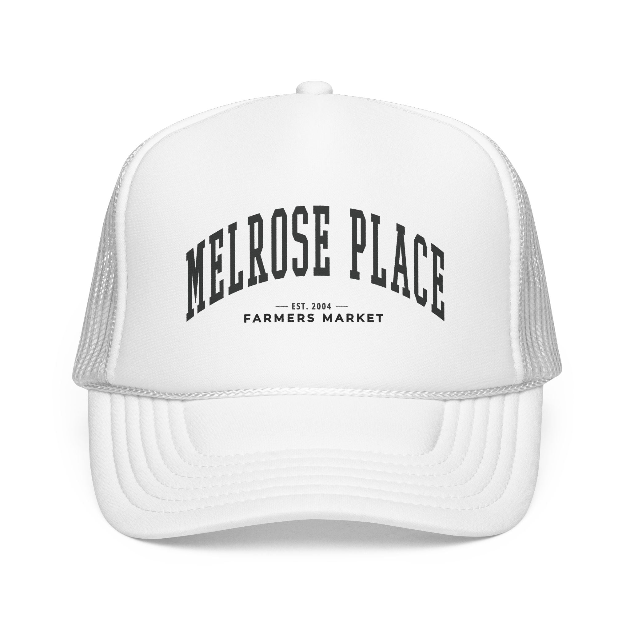 Melrose Place Market Trucker Hat (Large City Text)