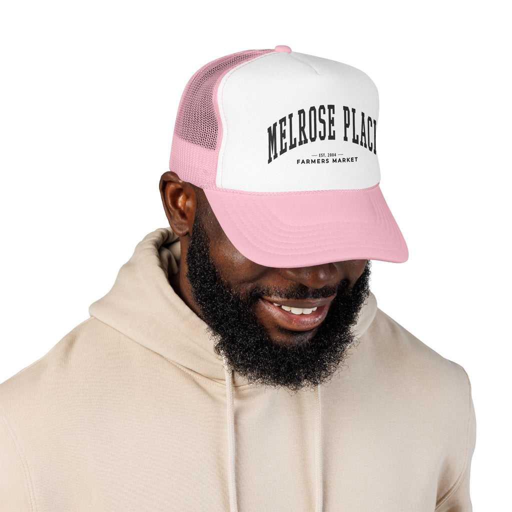 Melrose Place Market Trucker Hat (Large City Text)