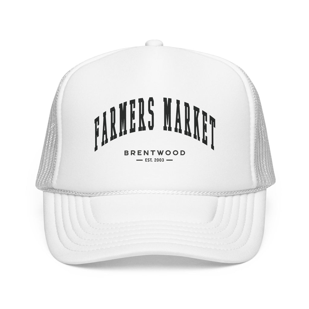 Brentwood Farmers Market Trucker Hat (Small City Text)