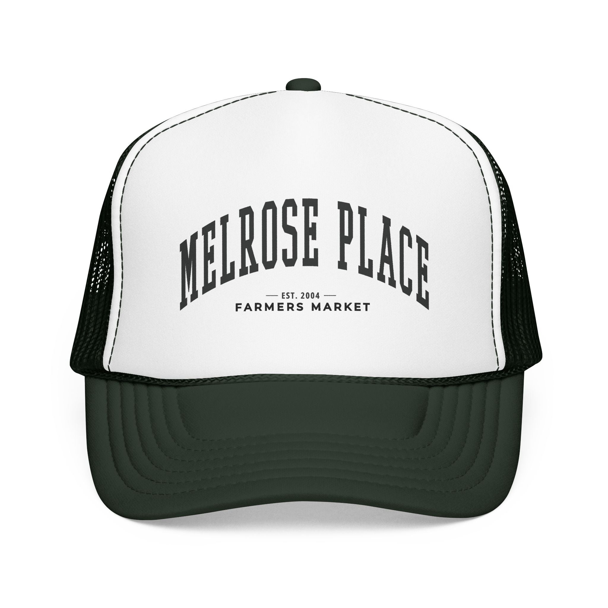 Melrose Place Market Trucker Hat (Large City Text)