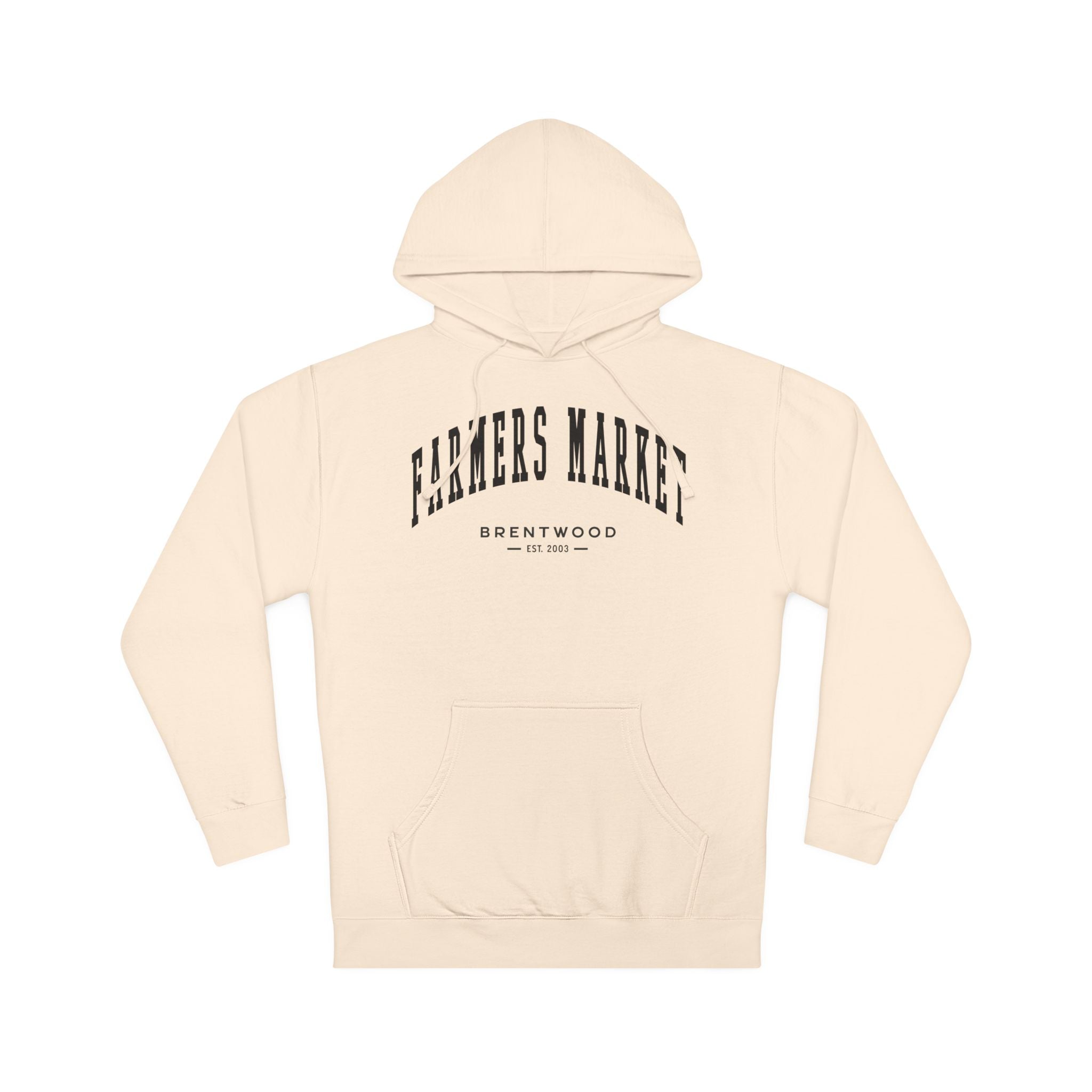 Brentwood Farmers Market Hoodie (Small City Text)