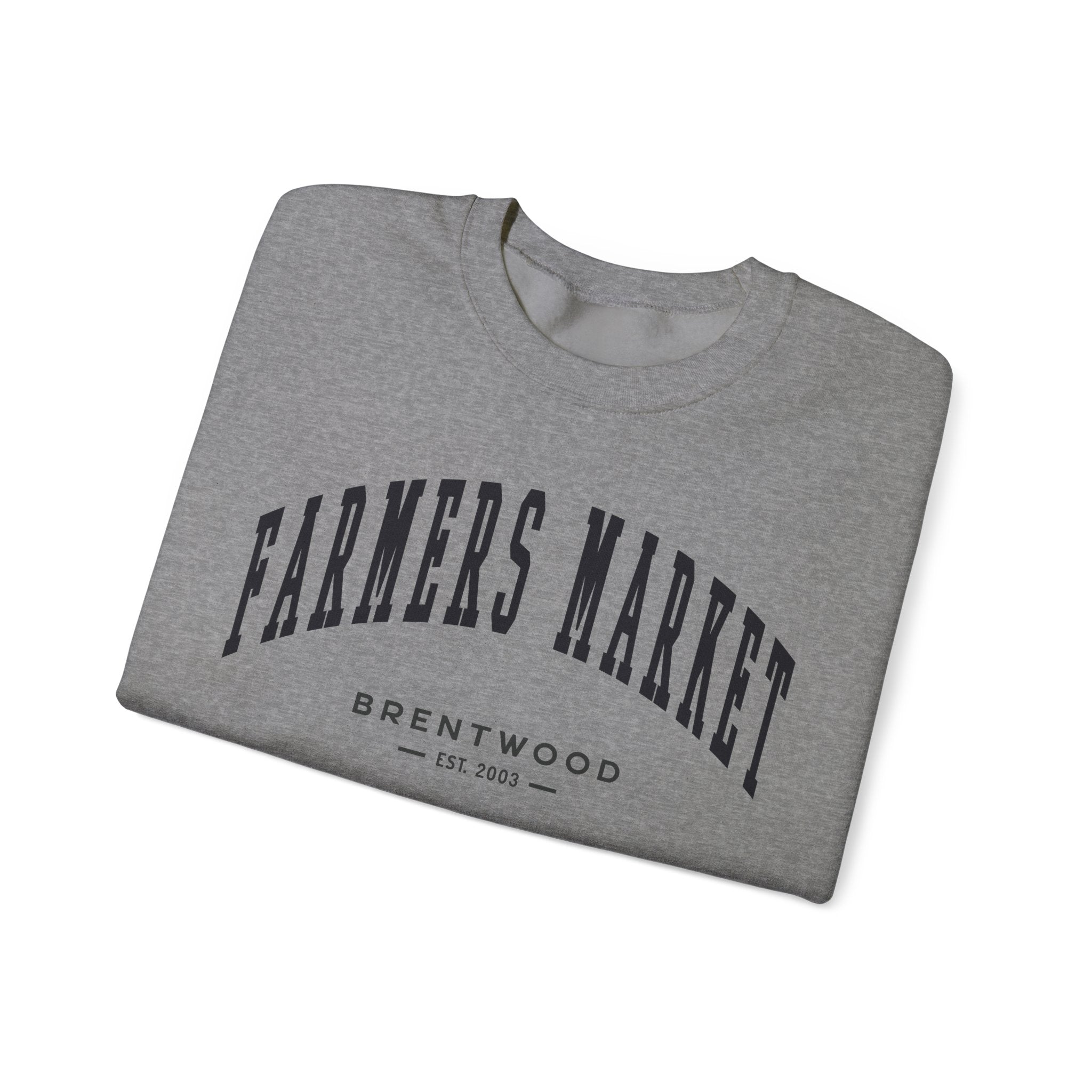 Brentwood Farmers Market Sweatshirt (Small City Text)