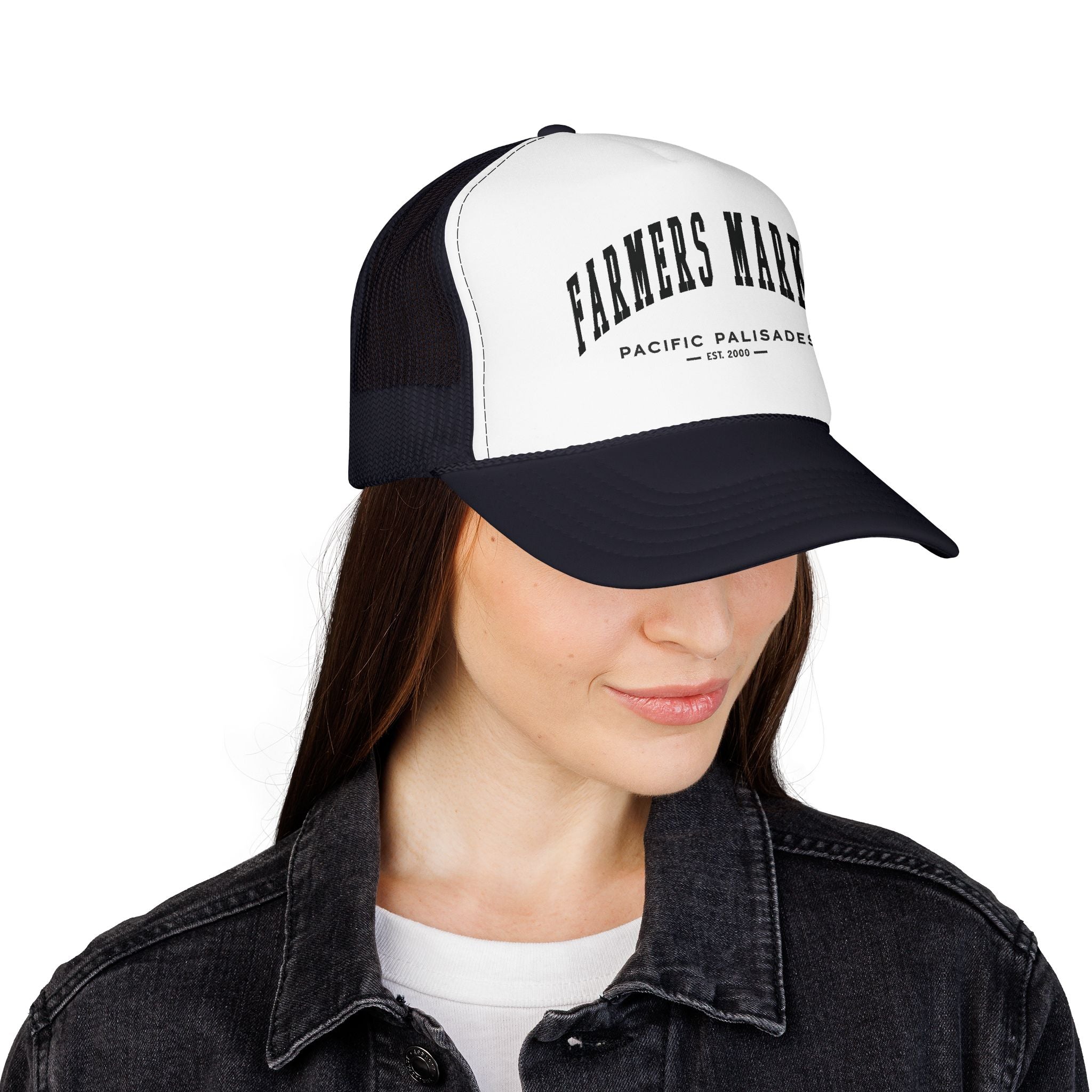 Pacific Palisades Market Trucker Hat (Small City Text)