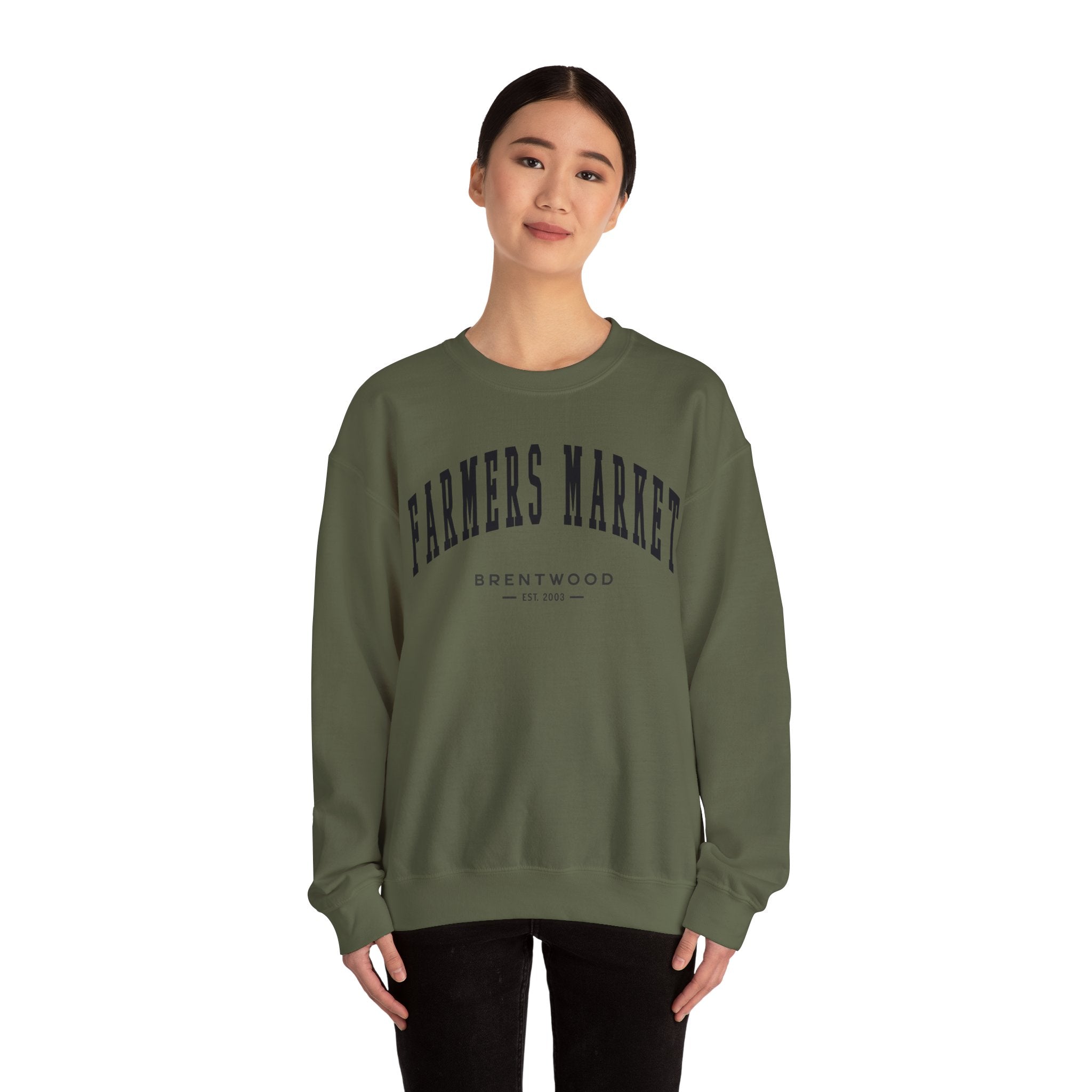 Brentwood Farmers Market Sweatshirt (Small City Text)