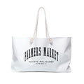 Pacific Palisades Market Weekender Rope Tote (Small City Text)