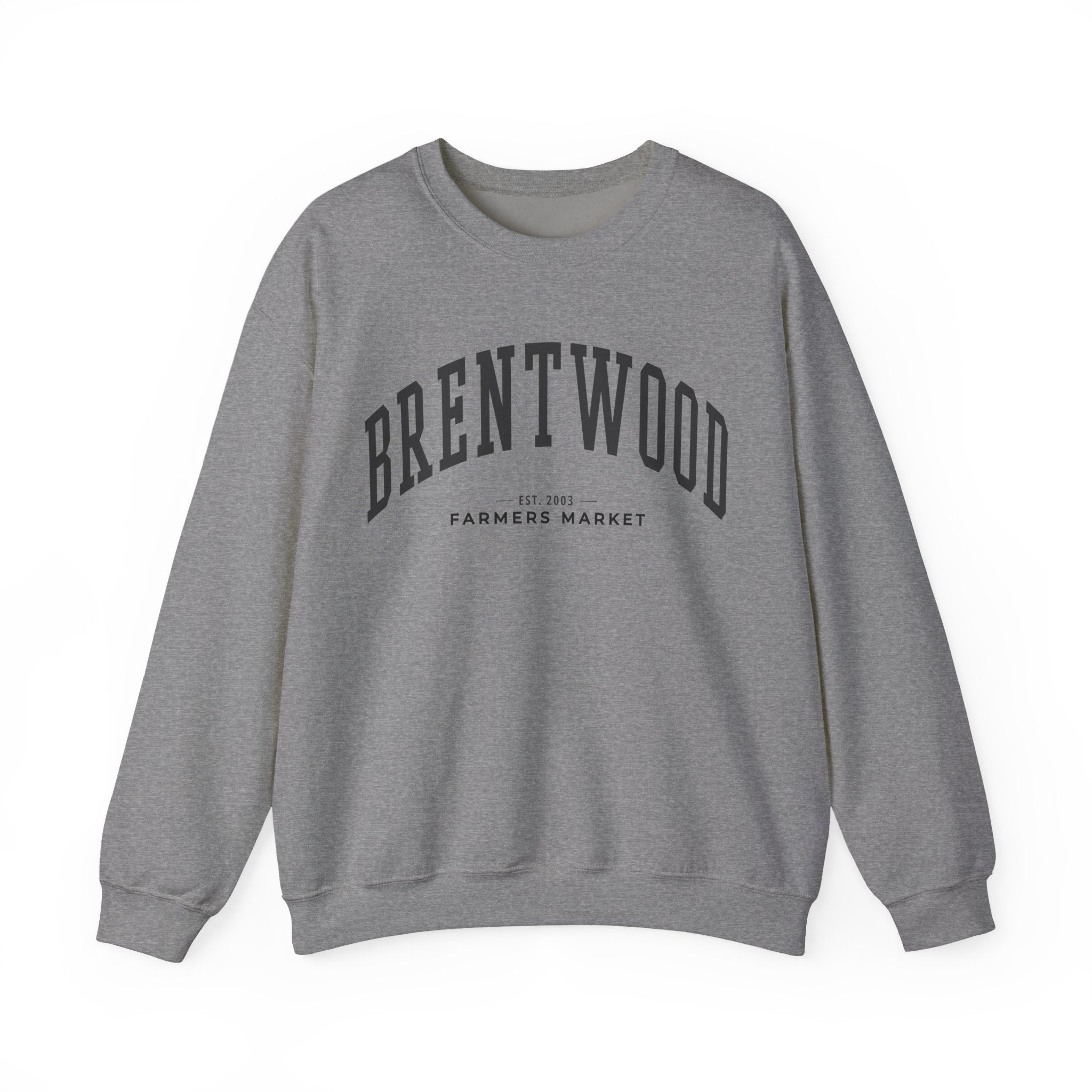 Brentwood Farmers Market Sweatshirt (Large City Text)