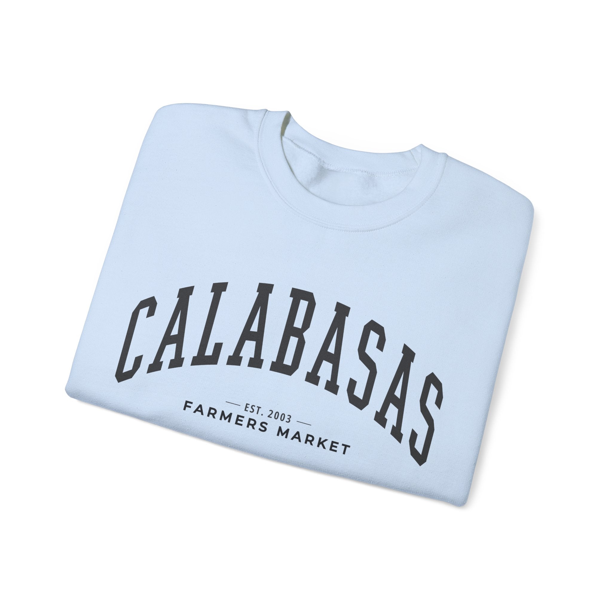 Calabasas Farmers Market Collegiate Crewneck (Large City Text)