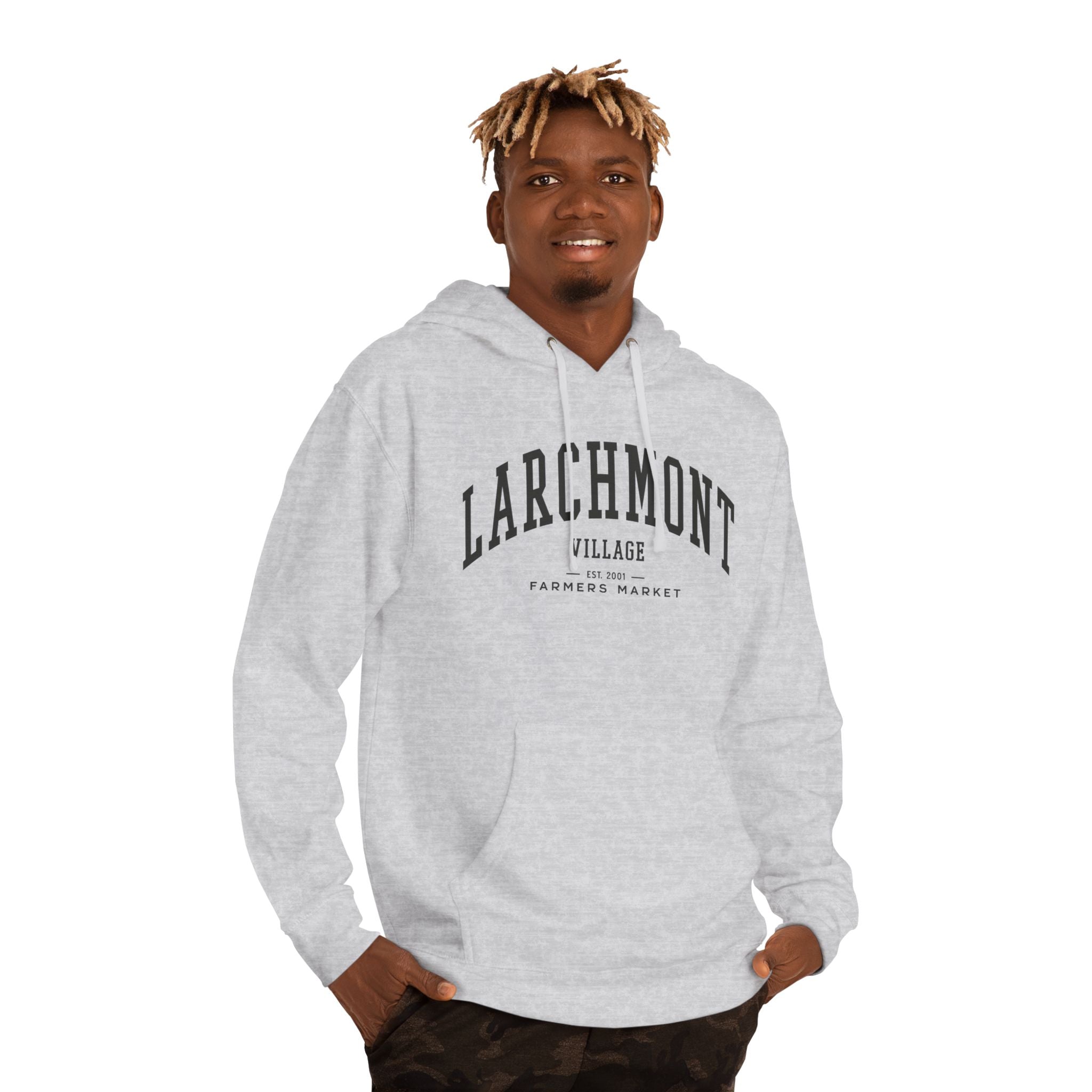 Larchmont Village Farmers Market Hoodie (Large City Text)