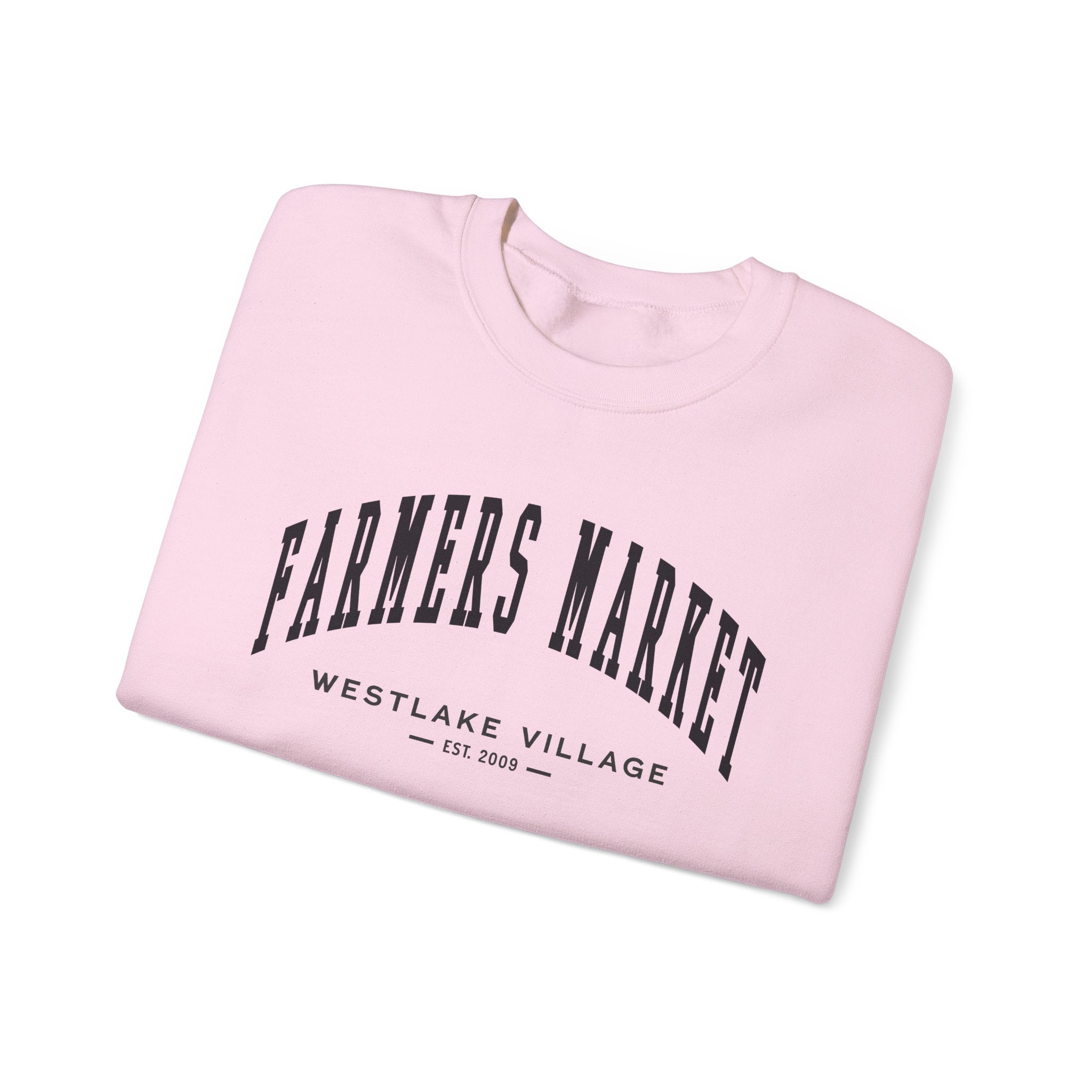 Westlake Village Farmers Market Collegiate Crewneck (Small City Text)