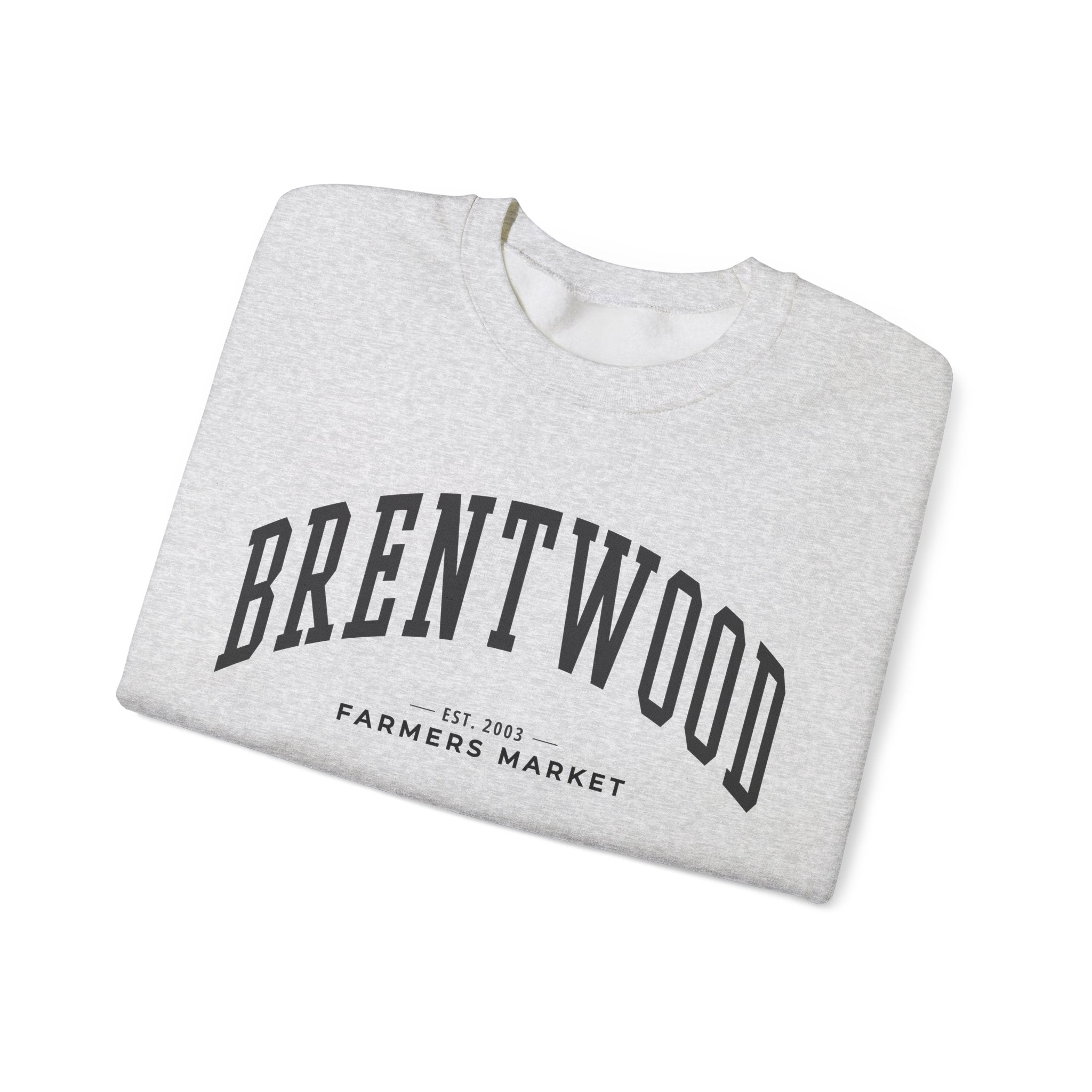 Brentwood Farmers Market Sweatshirt (Large City Text)