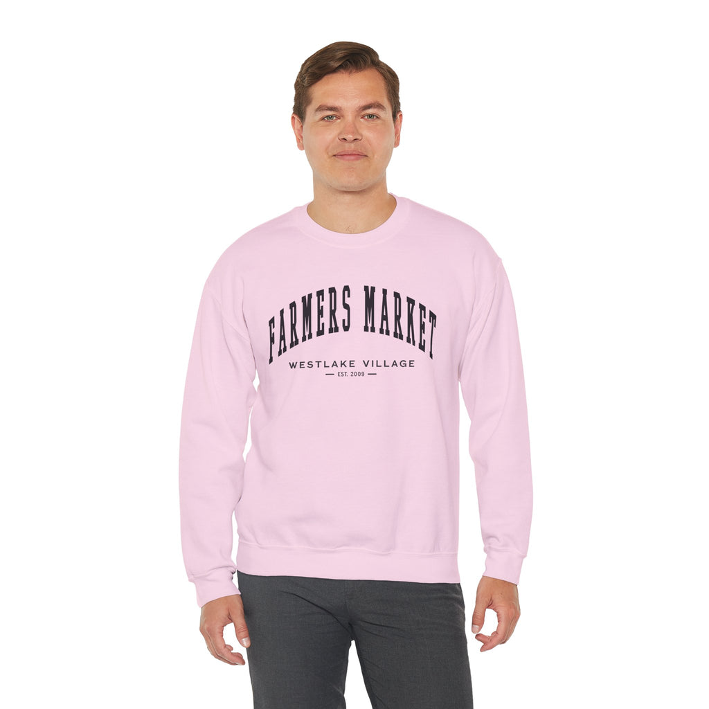 Westlake Village Farmers Market Collegiate Crewneck (Small City Text)