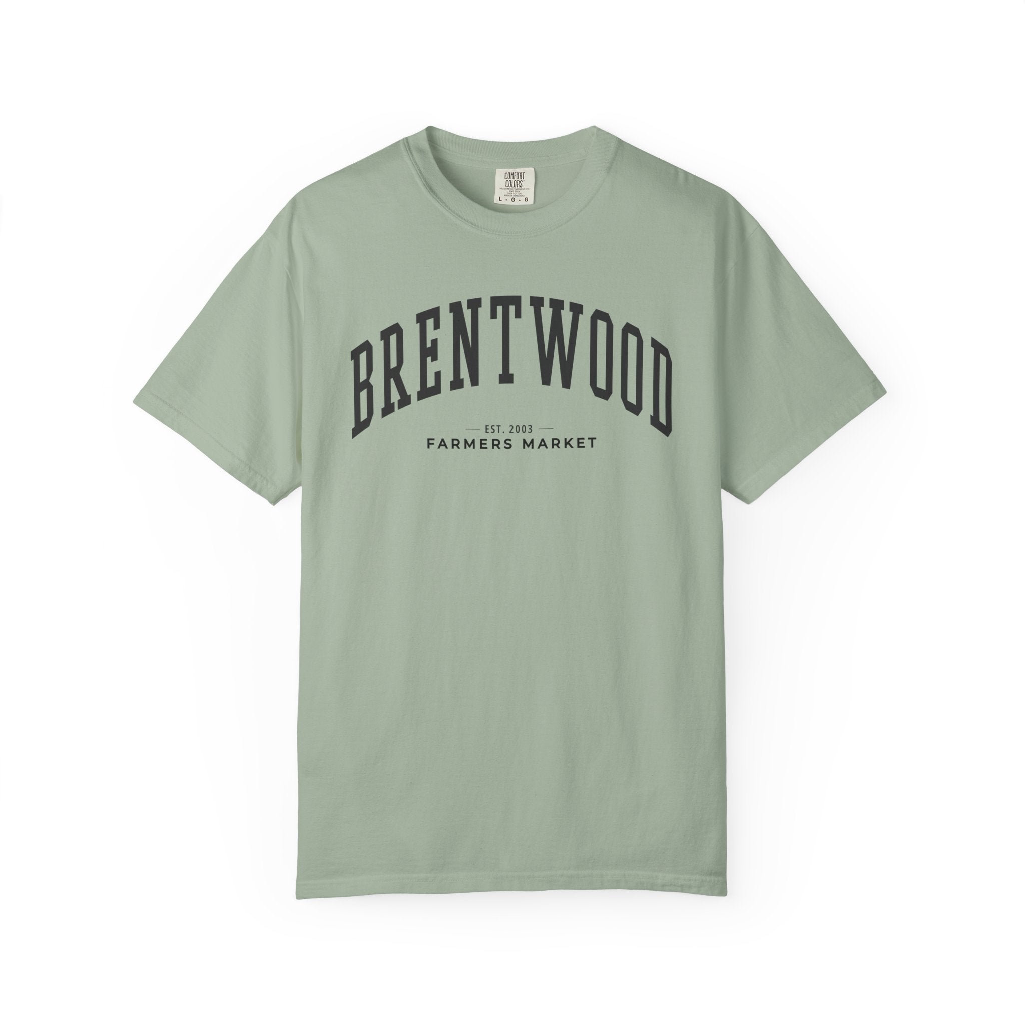 Brentwood Farmers Market Tee (Large City Text)