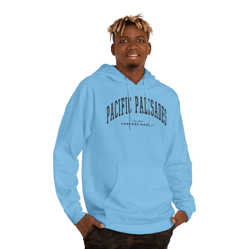 Pacific Palisades Farmers Market Collegiate Hoodie (Large City Text)