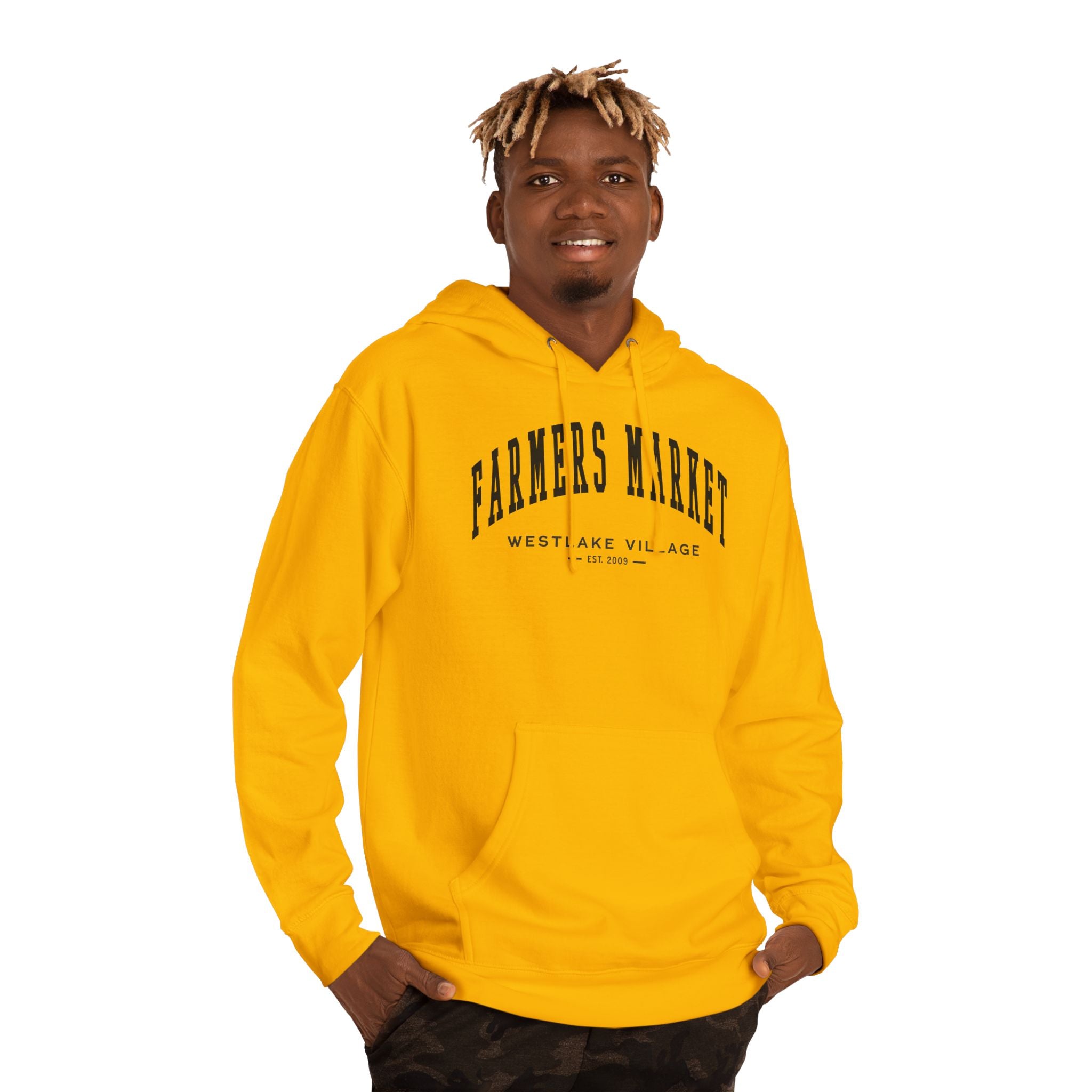 Westlake Village Farmers Market Collegiate Hoodie (Small City Text)