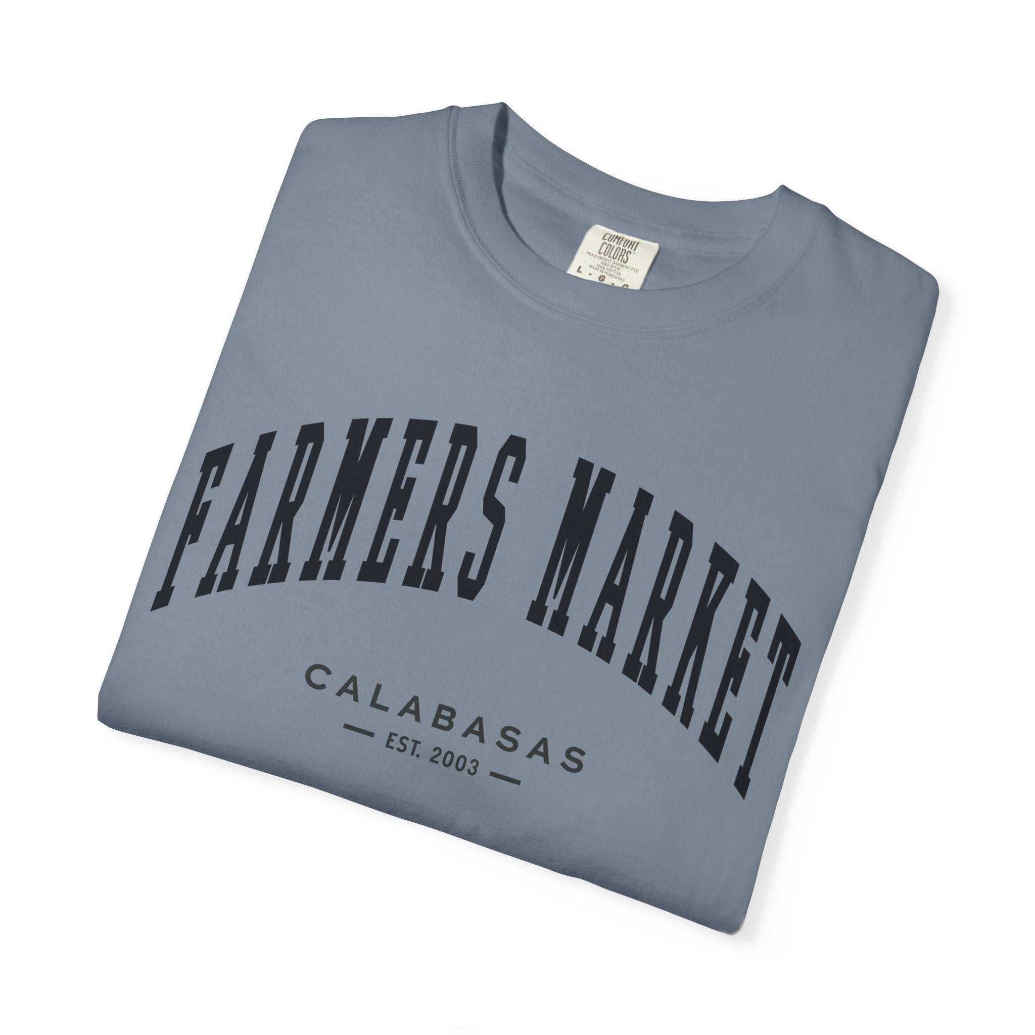 Calabasas Farmers Market Collegiate Tee (Small City Text)