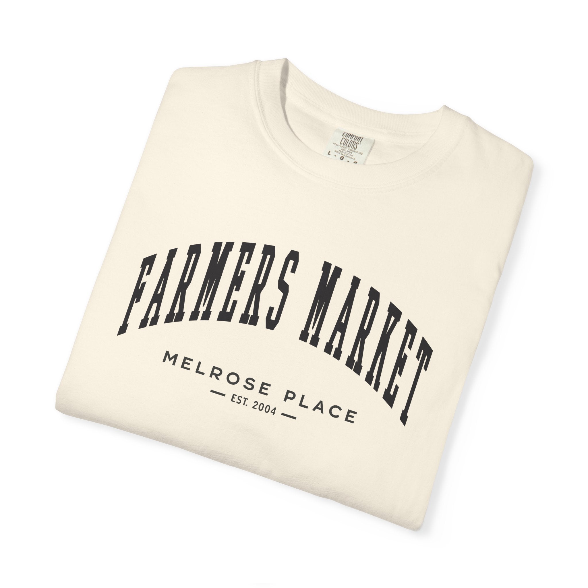 Melrose Place Farmers Market Tee (Small City Text)