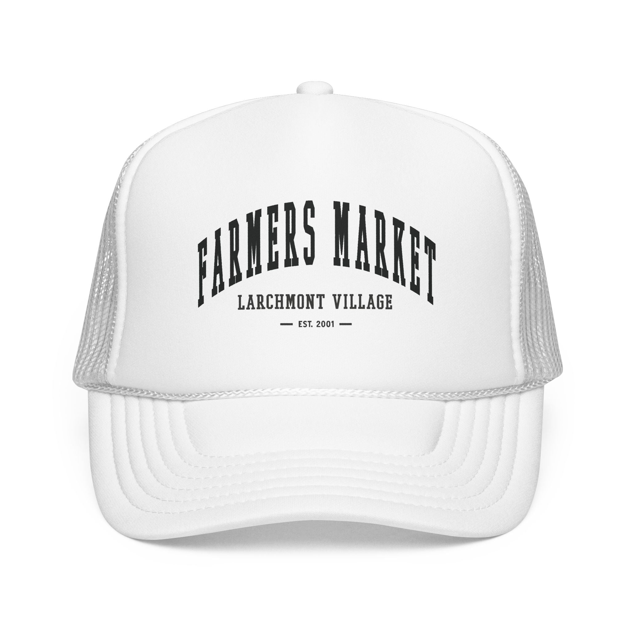 Larchmont Village Market Trucker Hat (Small City Text)