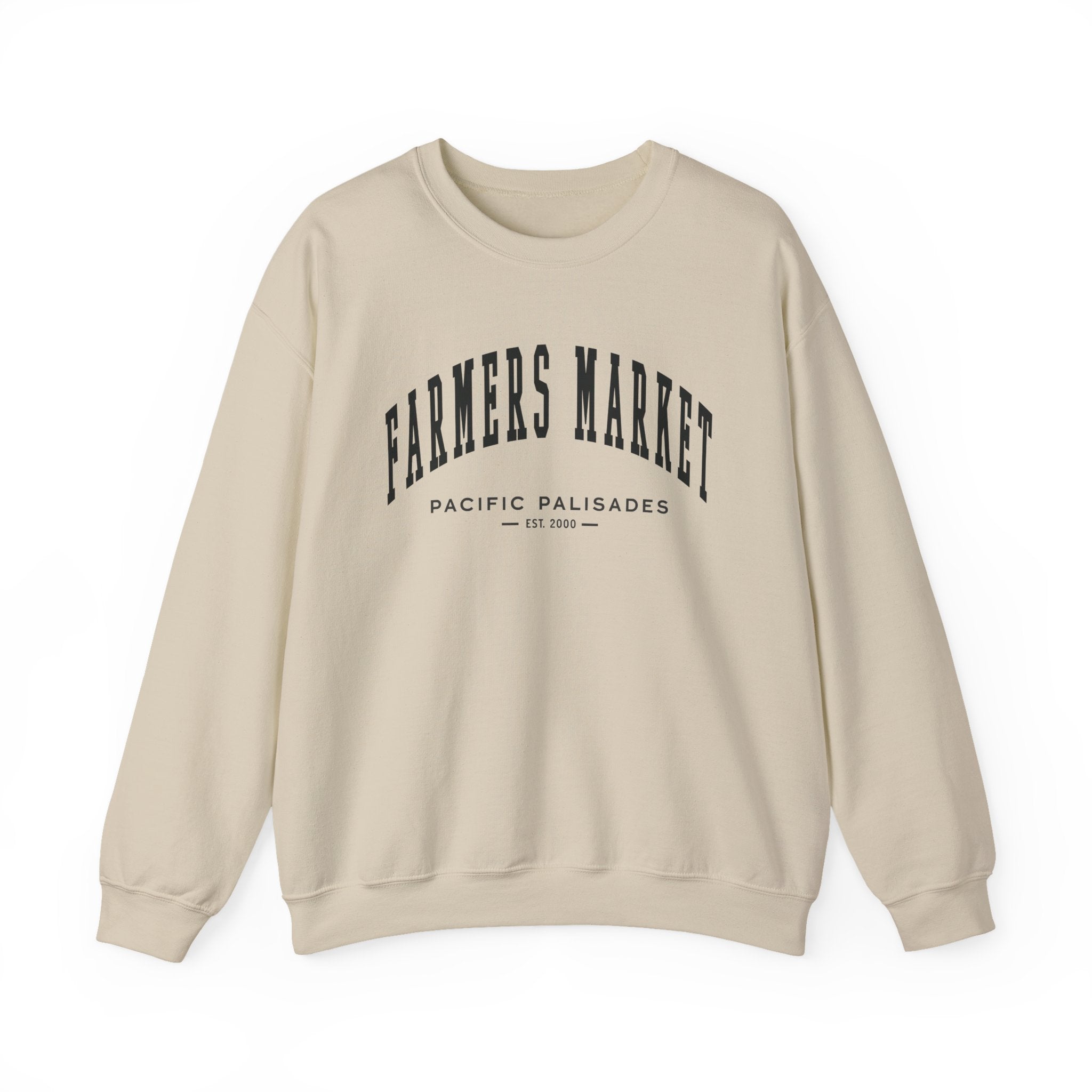 Pacific Palisades Farmers Market Collegiate Sweatshirt (Small City Text)
