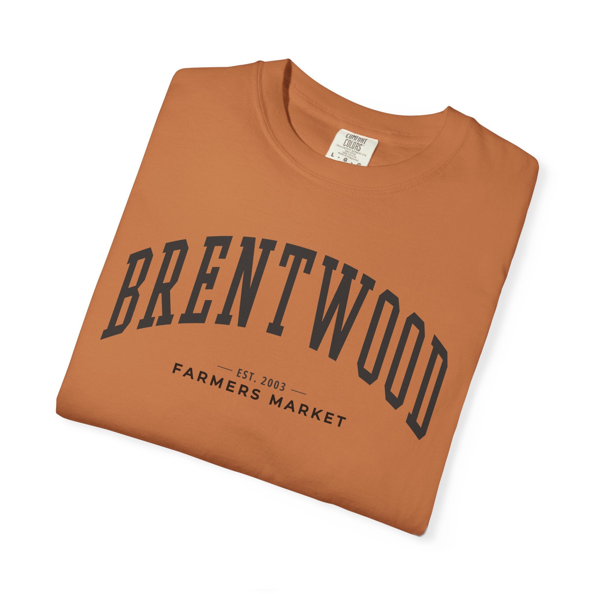 Brentwood Farmers Market Tee (Large City Text)