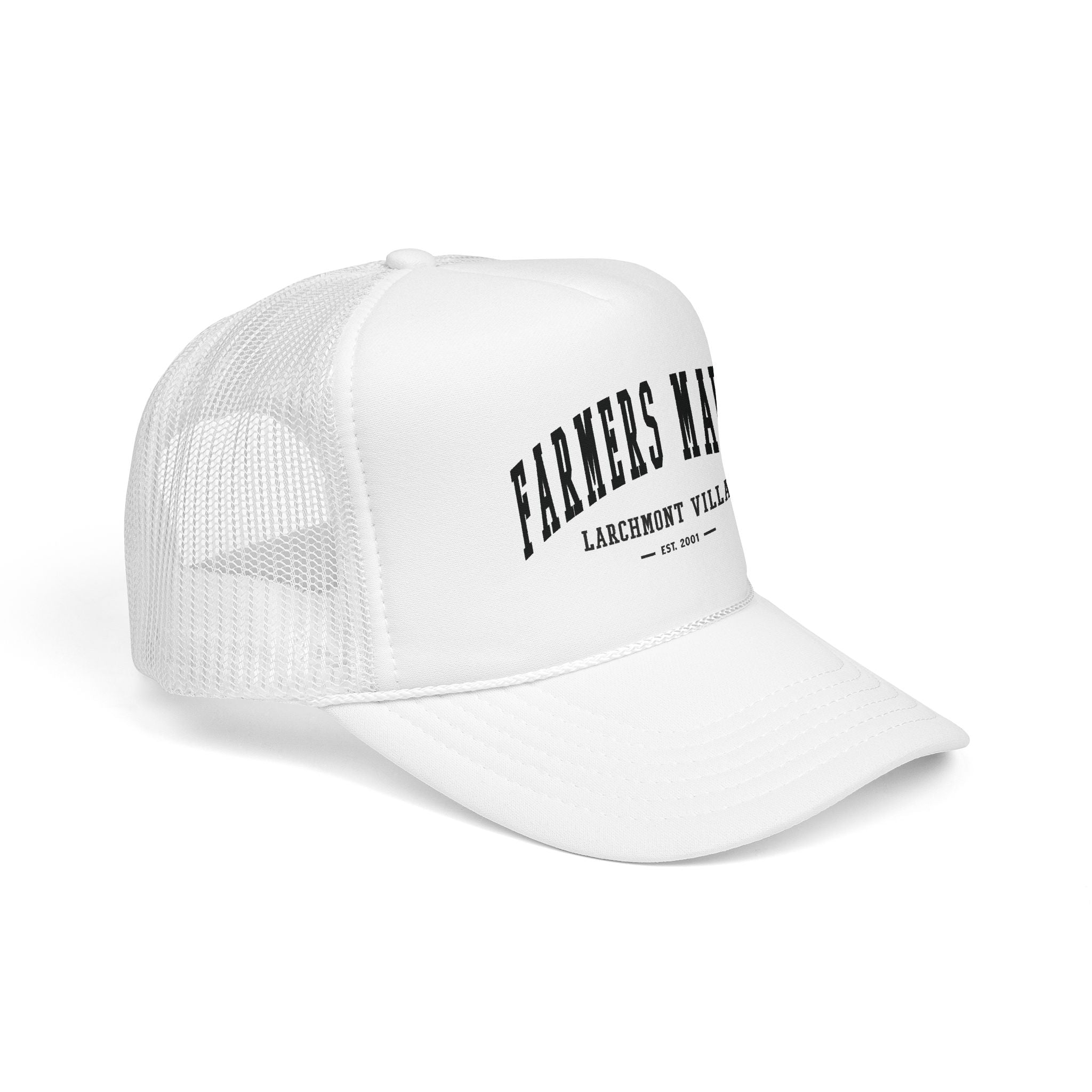 Larchmont Village Market Trucker Hat (Small City Text)